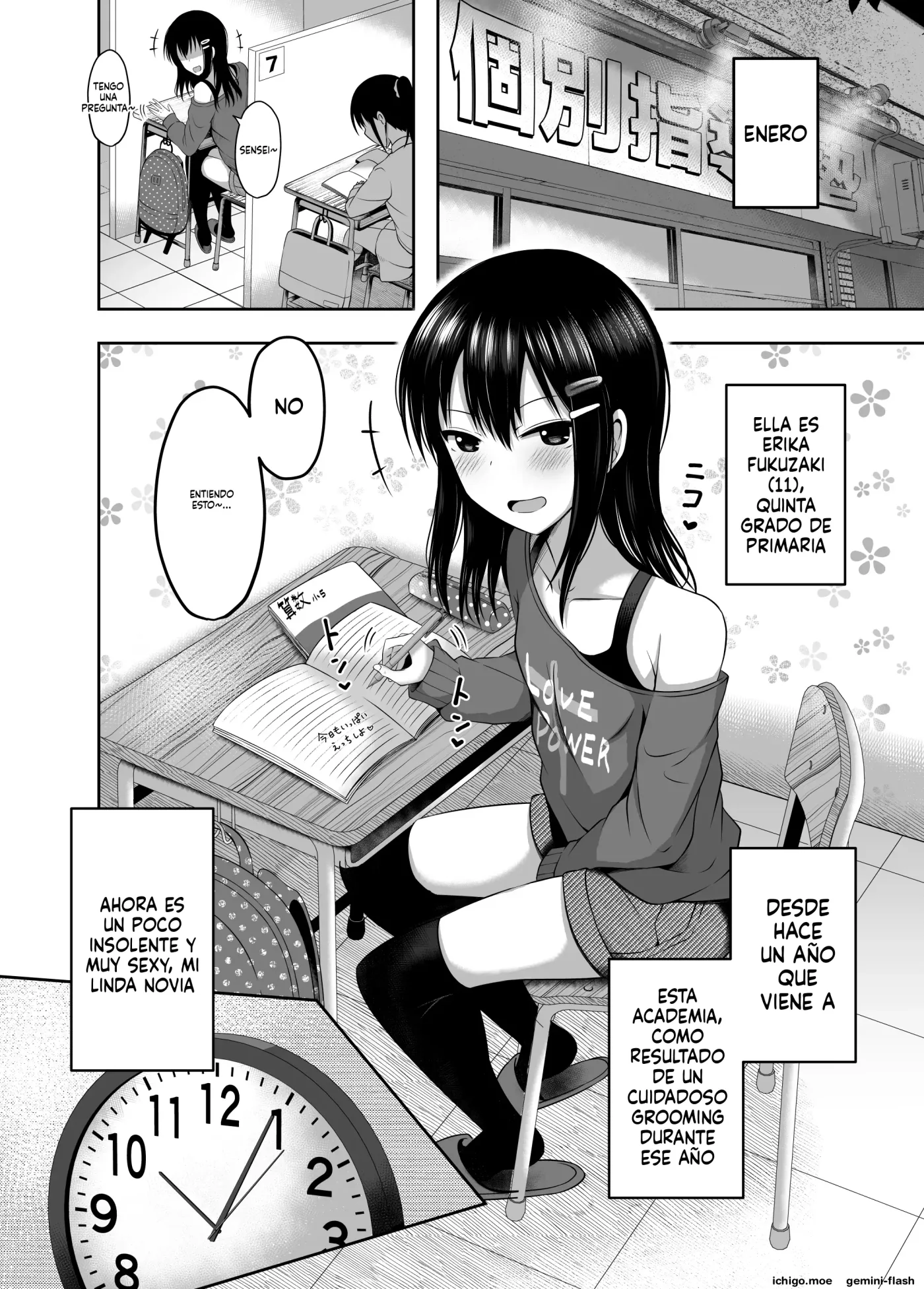 Shougakusei de Ninshin shite Akachan Unjaimashita Soushuuhen (Spanish) MTL capítulo 1 página 8