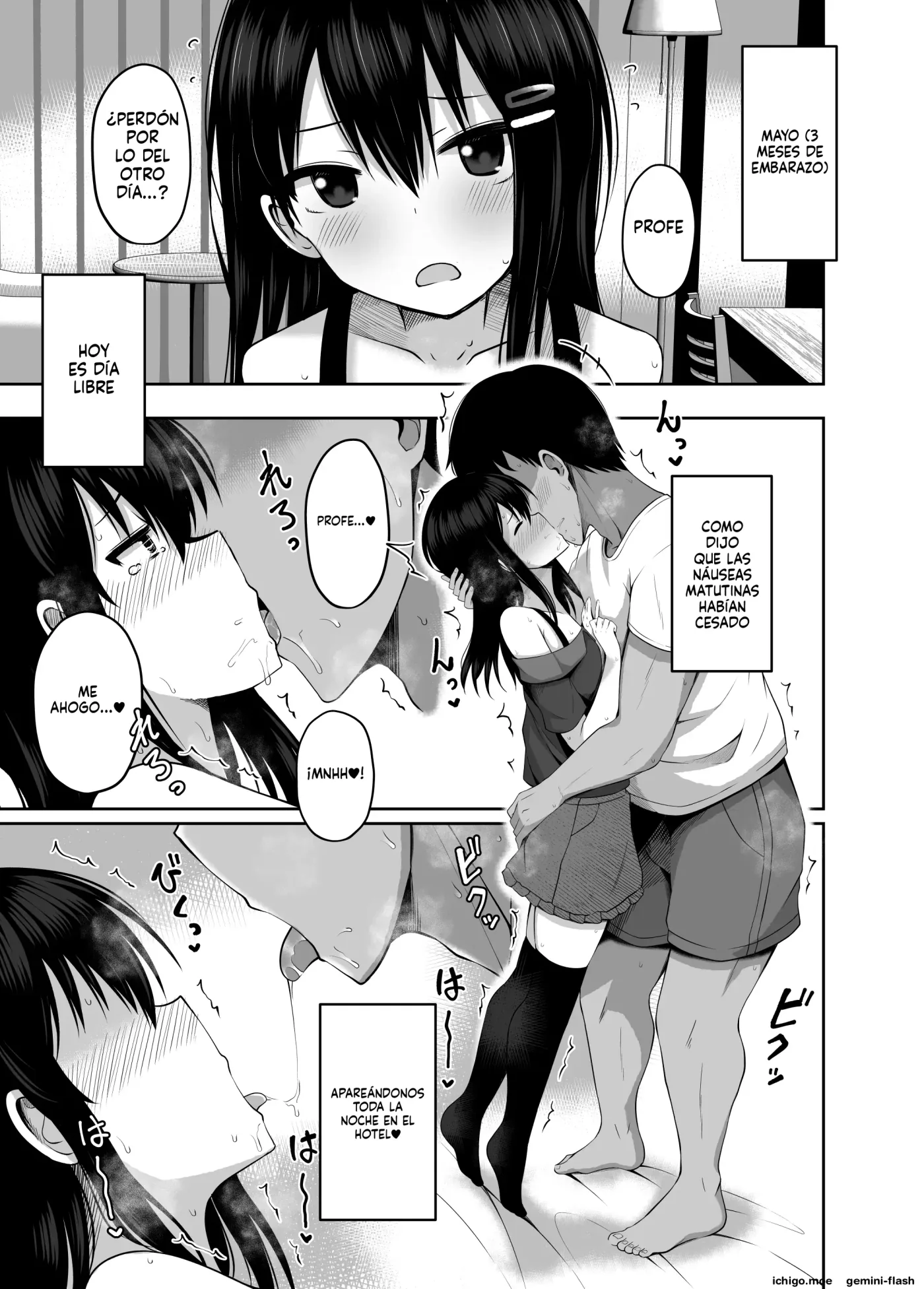 Shougakusei de Ninshin shite Akachan Unjaimashita Soushuuhen (Spanish) MTL capítulo 1 página 15