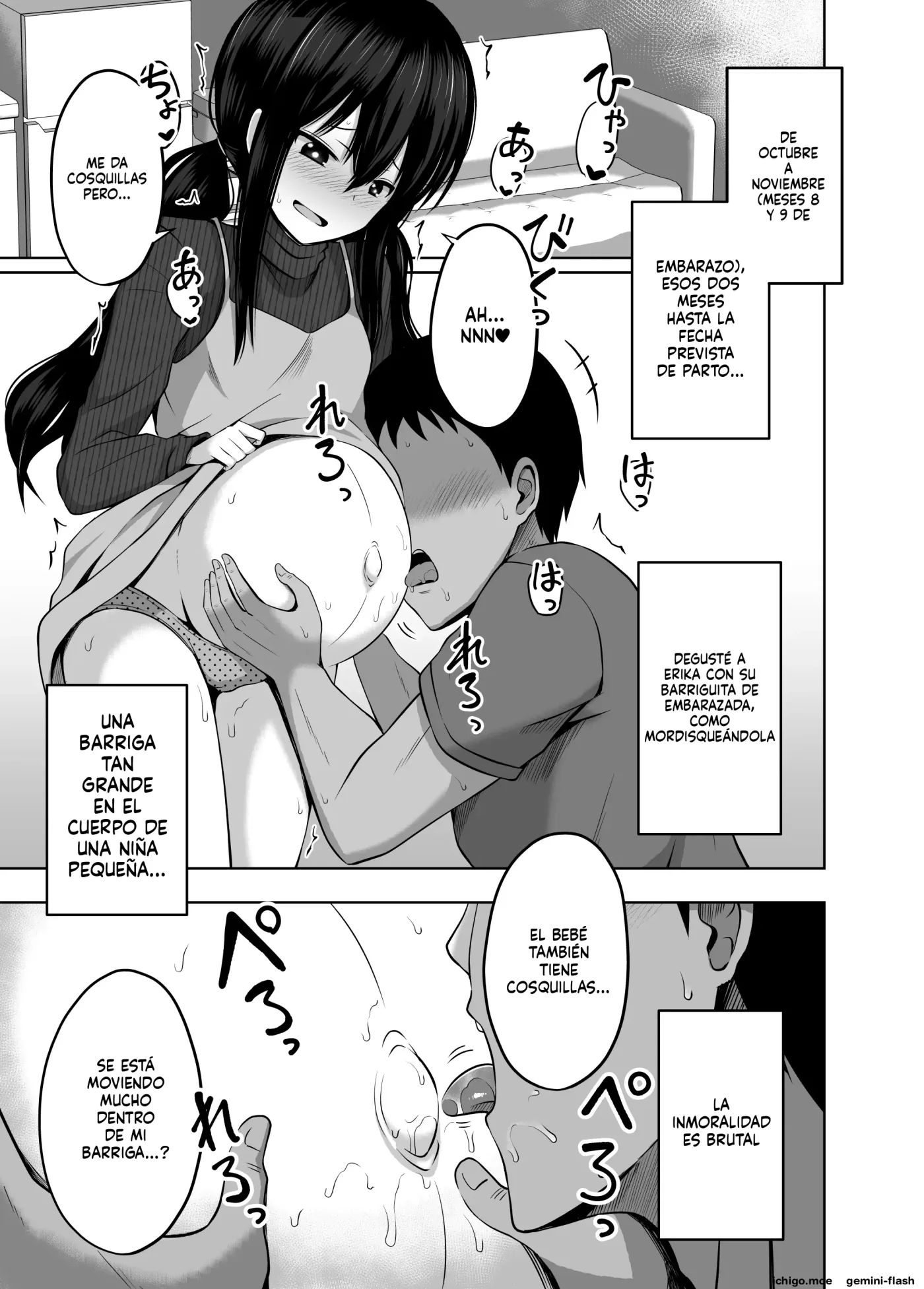 Shougakusei de Ninshin shite Akachan Unjaimashita Soushuuhen (Spanish) MTL capítulo 1 página 25