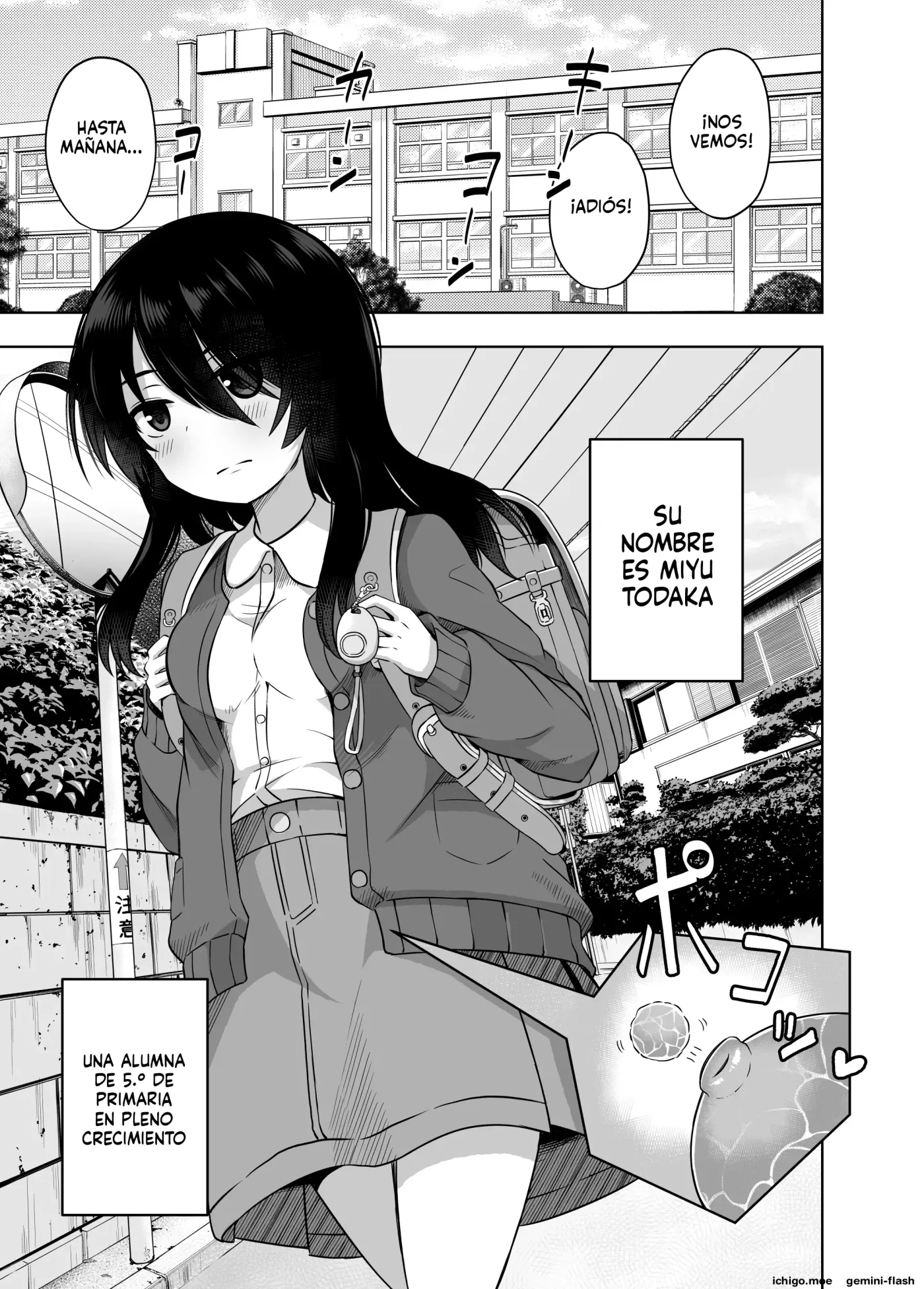 Shougakusei de Ninshin shite Akachan Unjaimashita Soushuuhen (Spanish) MTL capítulo 1 página 77