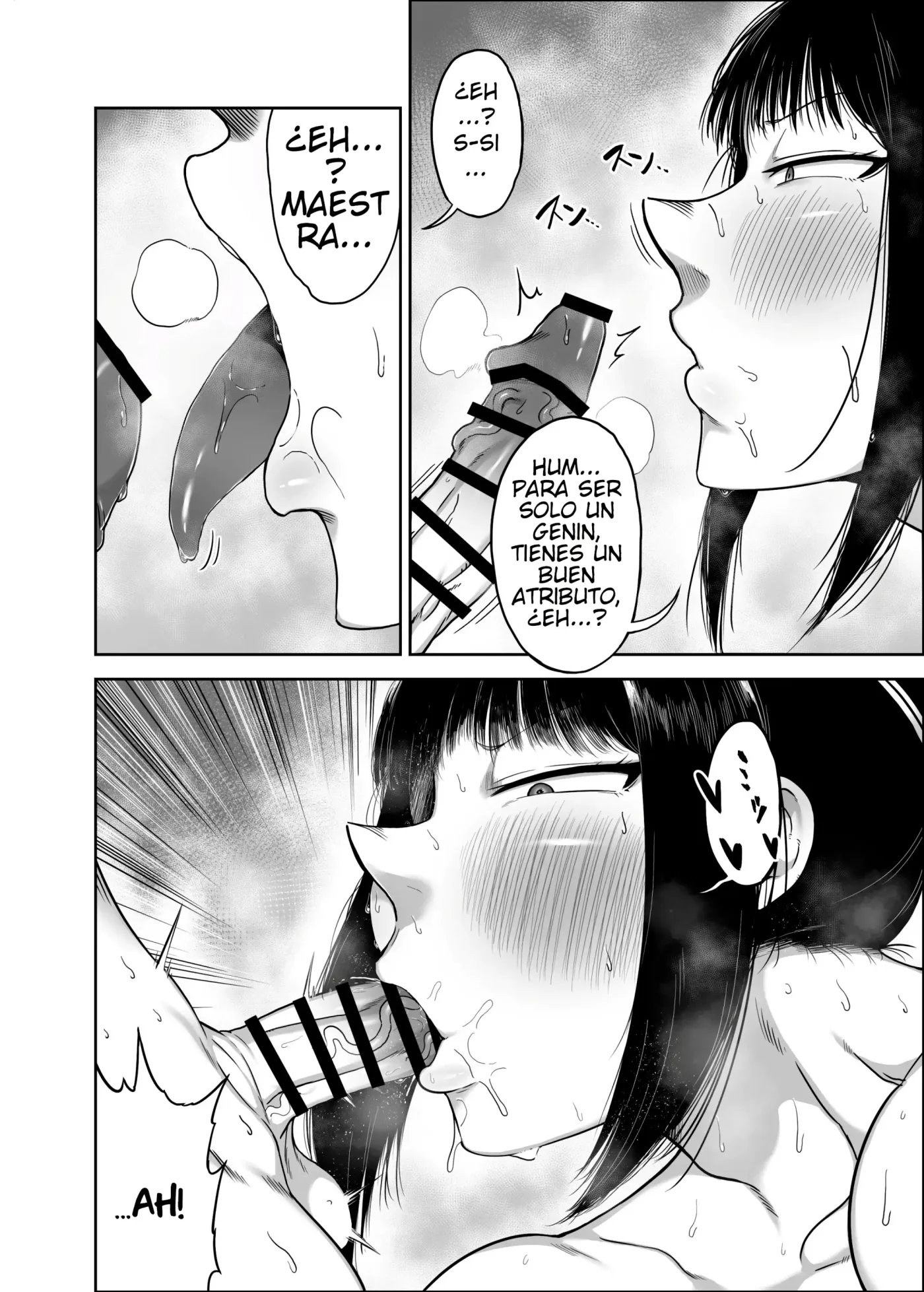 Do Sukebe Kunoichi Momoka-san Chibi Deshi no Dekachin ga Kimochiyo Sugite Dekashiri Yurashi Makuri|La Kunoichi Puta Momoka-san׃ La Vergota de su Pequeño Discípulo se Siente tan Bien que Ella no Deja de sacudir el Culo capítulo 1 página 20