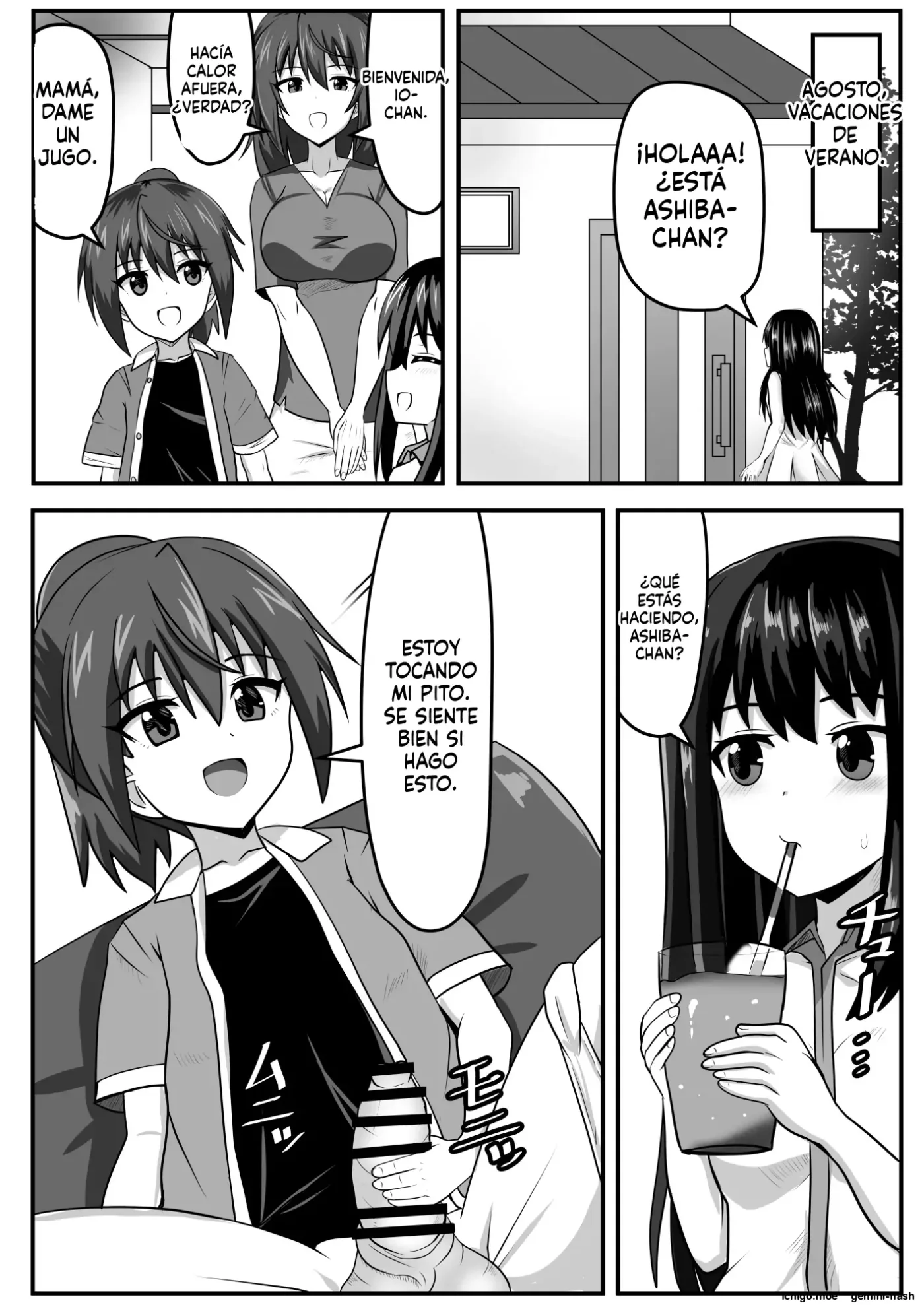Seitsuu Futanari-chan wa Mama de Doutei o Soushitsu suru (Spanish) MTL capítulo 1 página 3