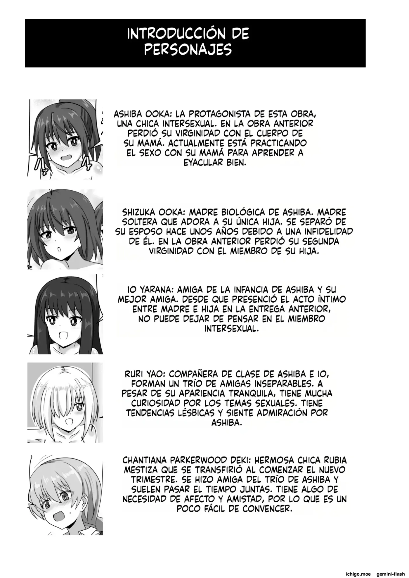 Seitsuu Futanari-chan wa Mama de Doutei o Soushitsu suru (Spanish) MTL capítulo 1 página 48