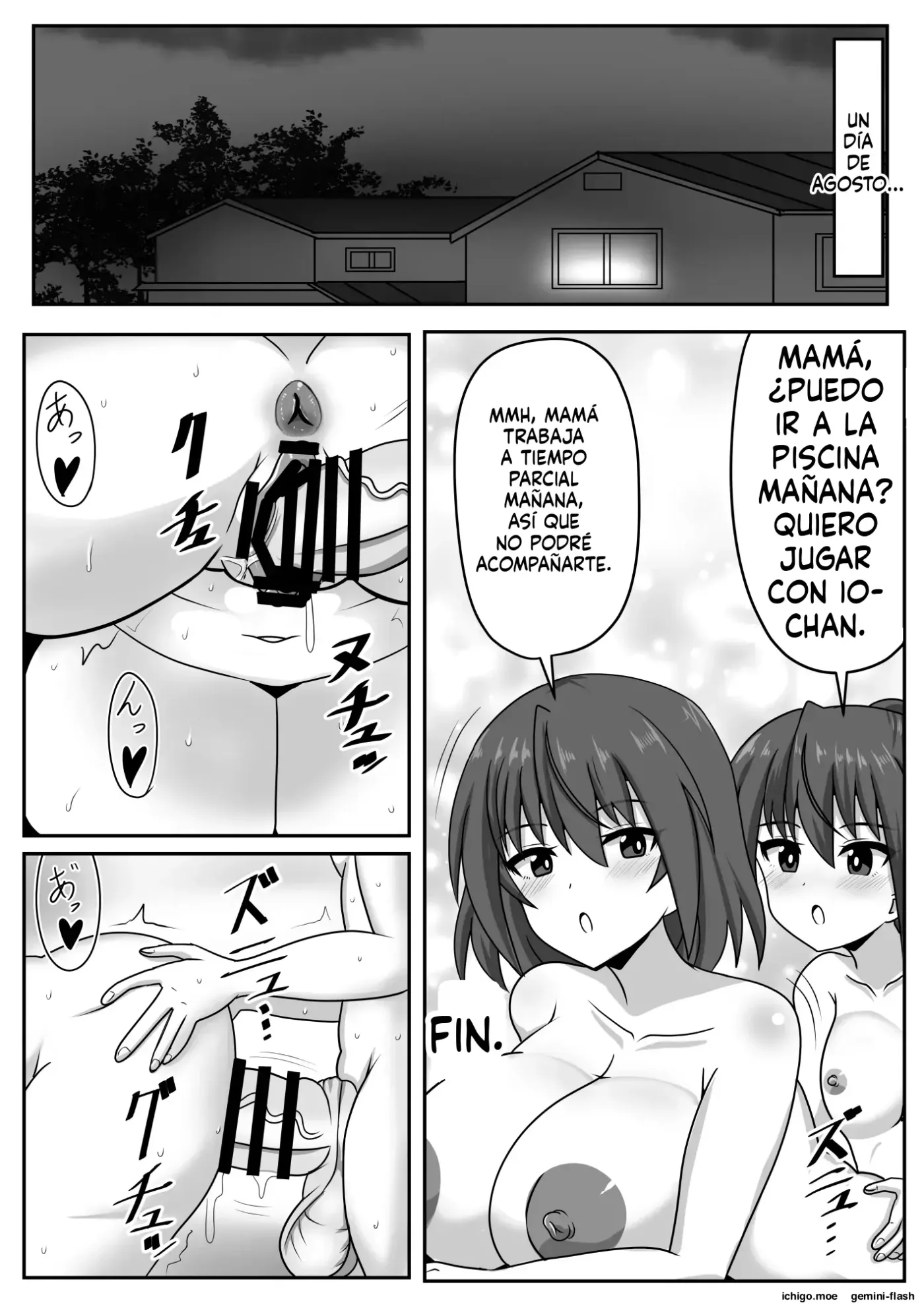 Seitsuu Futanari-chan wa Mama de Doutei o Soushitsu suru (Spanish) MTL capítulo 1 página 49