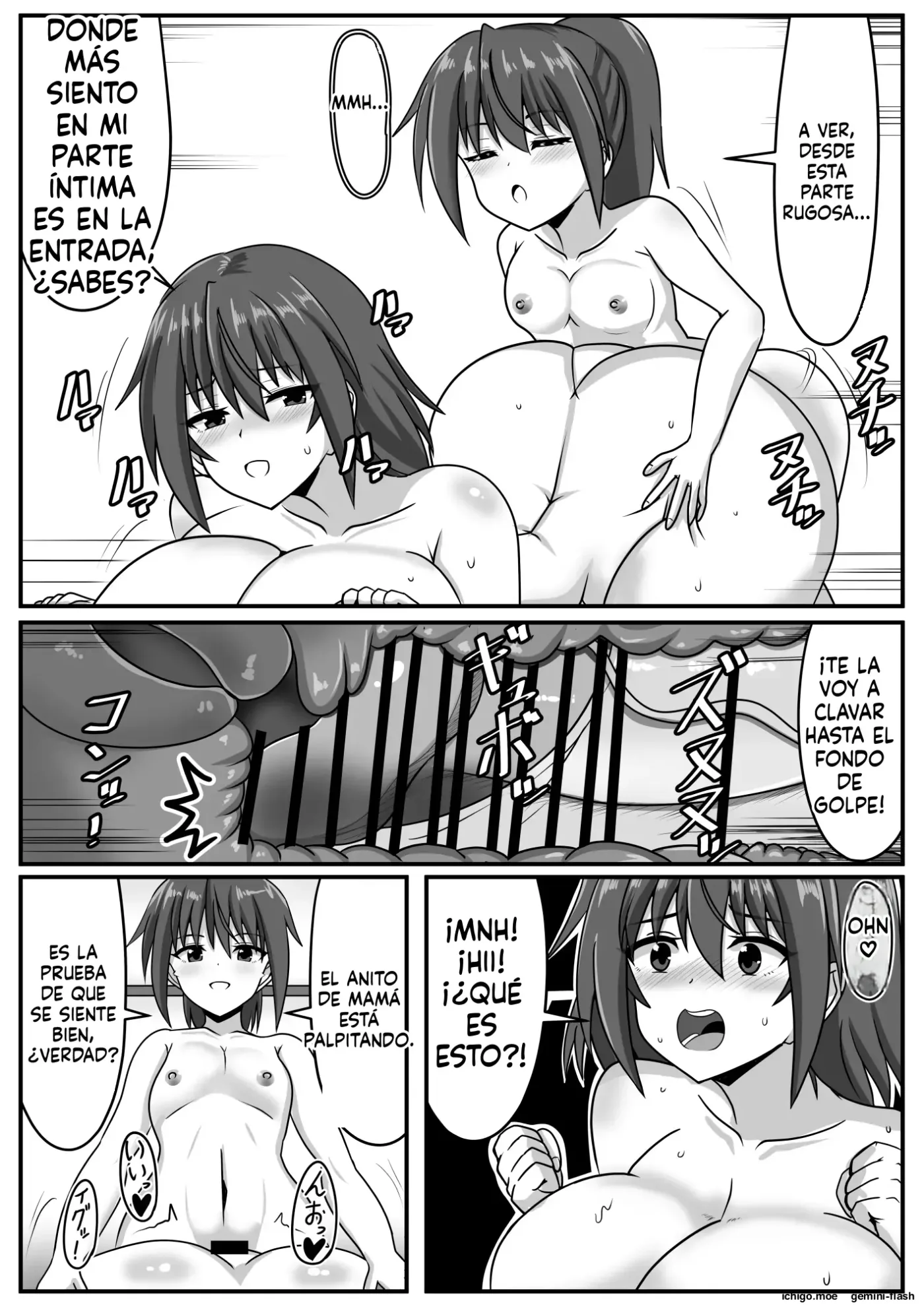 Seitsuu Futanari-chan wa Mama de Doutei o Soushitsu suru (Spanish) MTL capítulo 1 página 52
