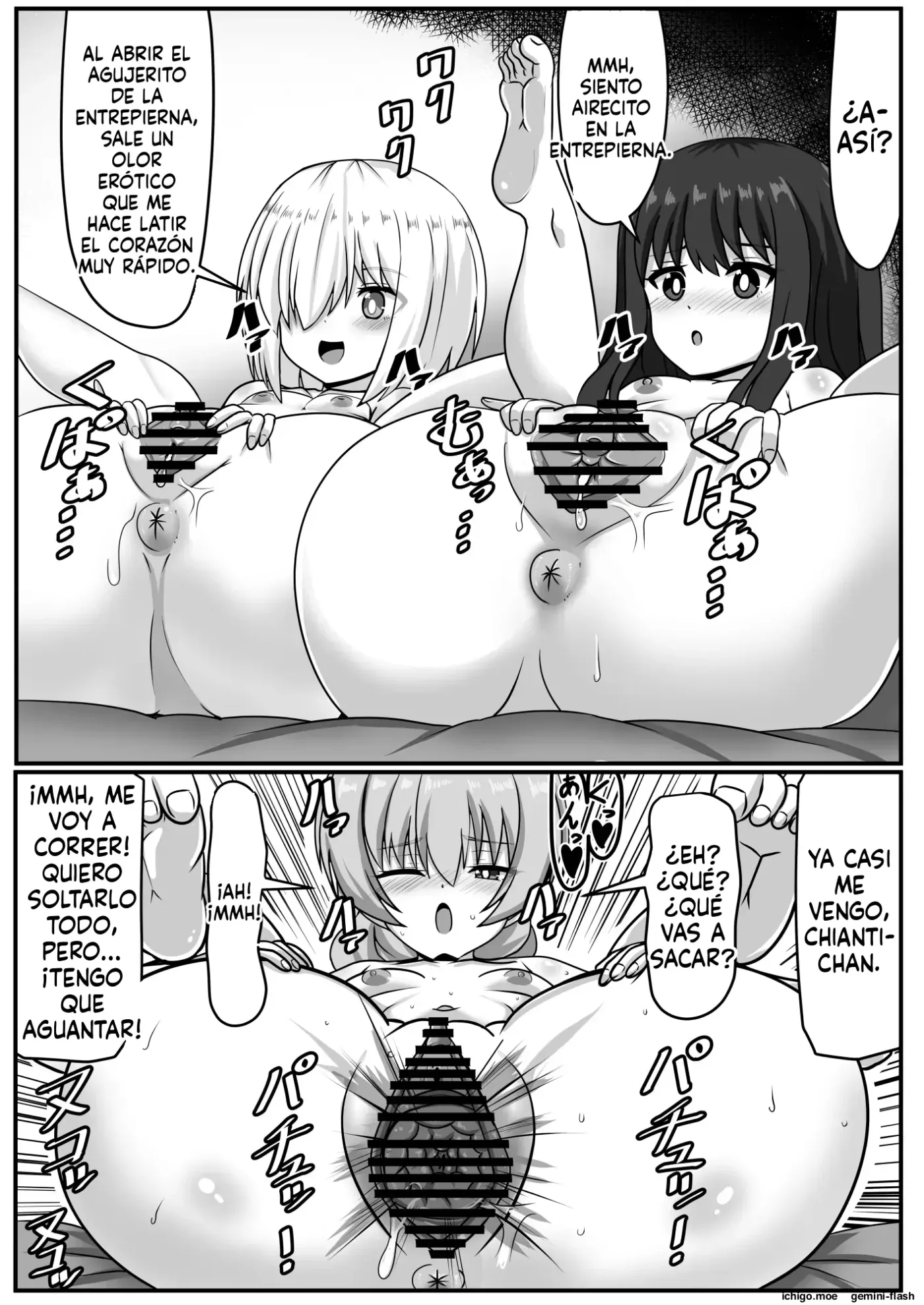 Seitsuu Futanari-chan wa Mama de Doutei o Soushitsu suru (Spanish) MTL capítulo 1 página 87