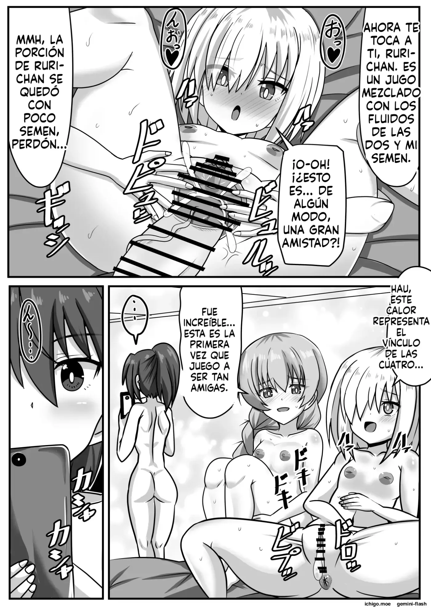 Seitsuu Futanari-chan wa Mama de Doutei o Soushitsu suru (Spanish) MTL capítulo 1 página 90