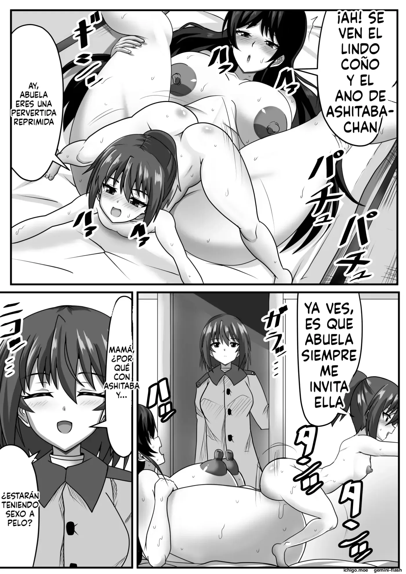Seitsuu Futanari-chan wa Mama de Doutei o Soushitsu suru (Spanish) MTL capítulo 1 página 131