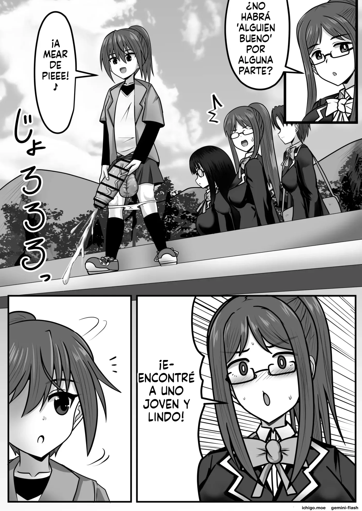 Seitsuu Futanari-chan wa Mama de Doutei o Soushitsu suru (Spanish) MTL capítulo 1 página 164