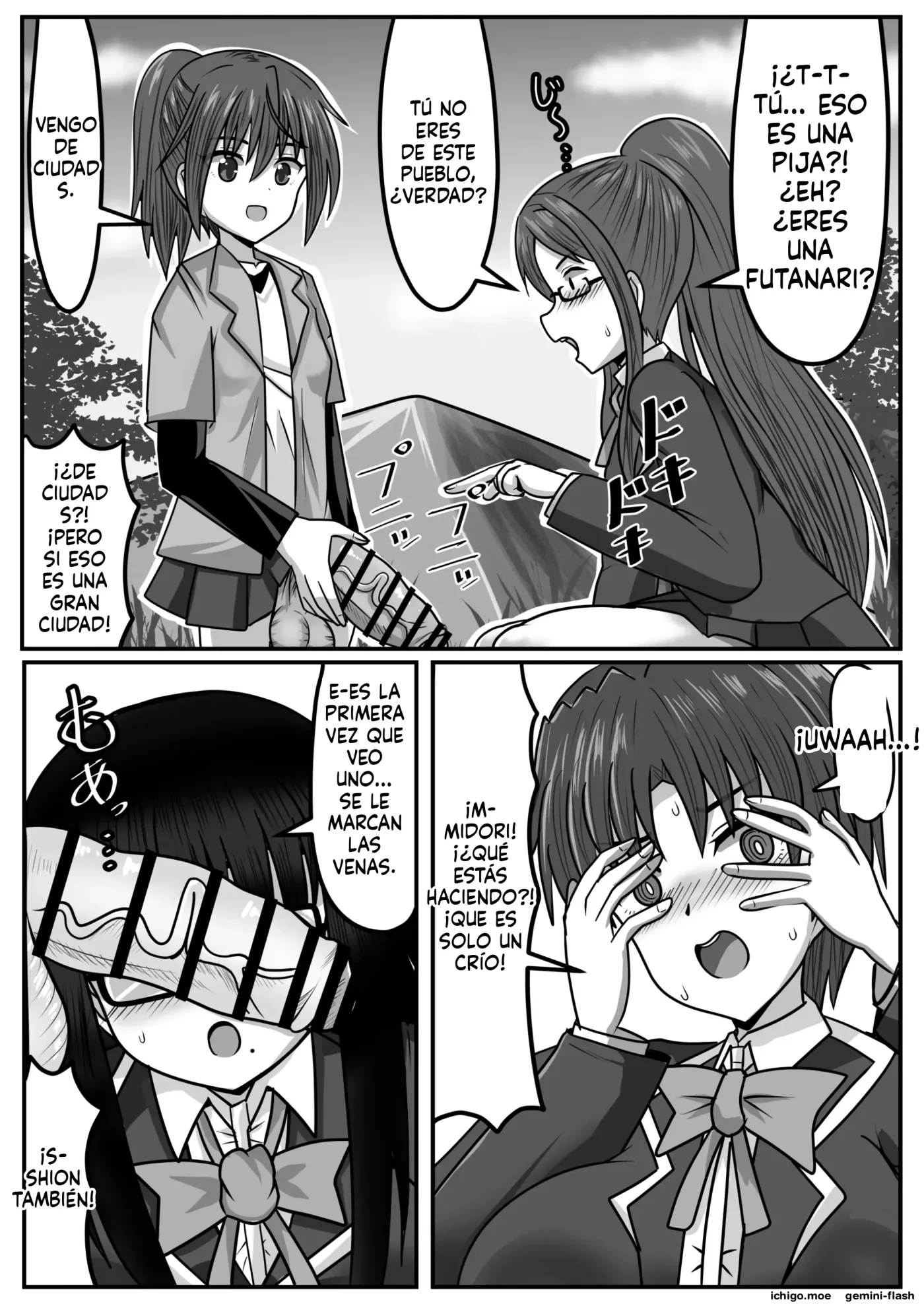 Seitsuu Futanari-chan wa Mama de Doutei o Soushitsu suru (Spanish) MTL capítulo 1 página 165