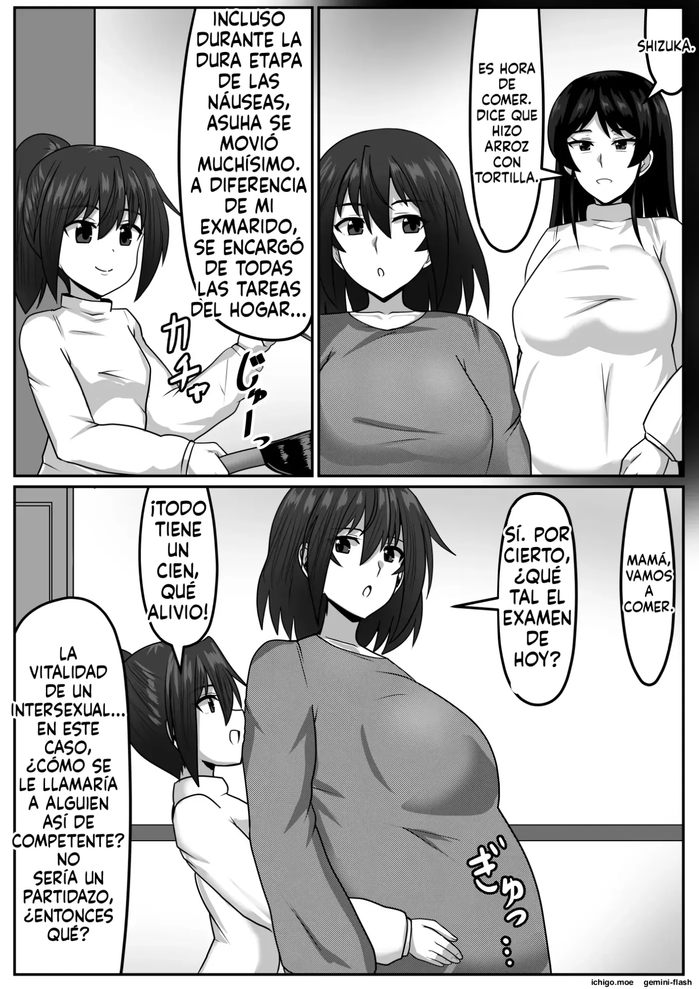 Seitsuu Futanari-chan wa Mama de Doutei o Soushitsu suru (Spanish) MTL capítulo 1 página 251