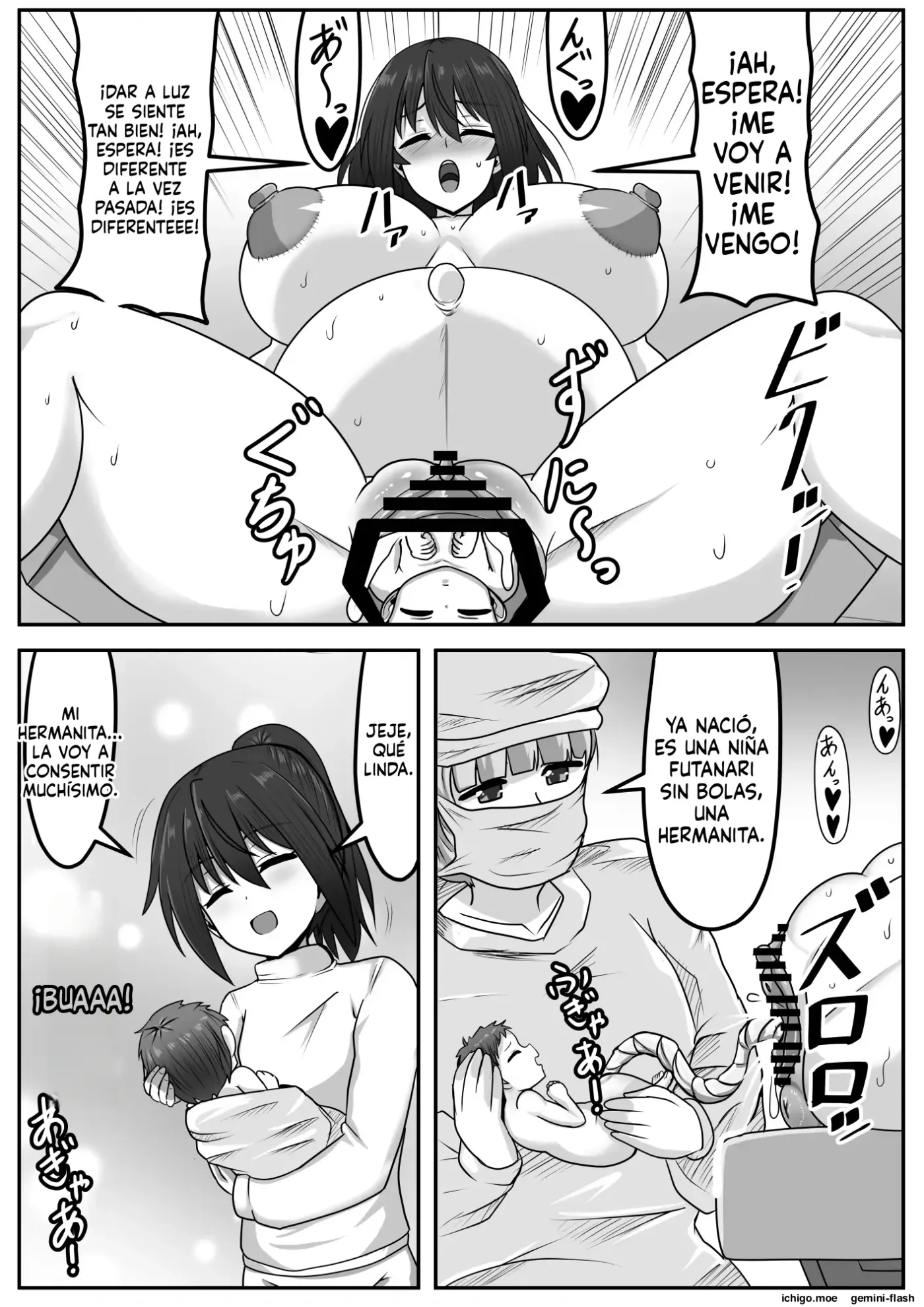 Seitsuu Futanari-chan wa Mama de Doutei o Soushitsu suru (Spanish) MTL capítulo 1 página 269