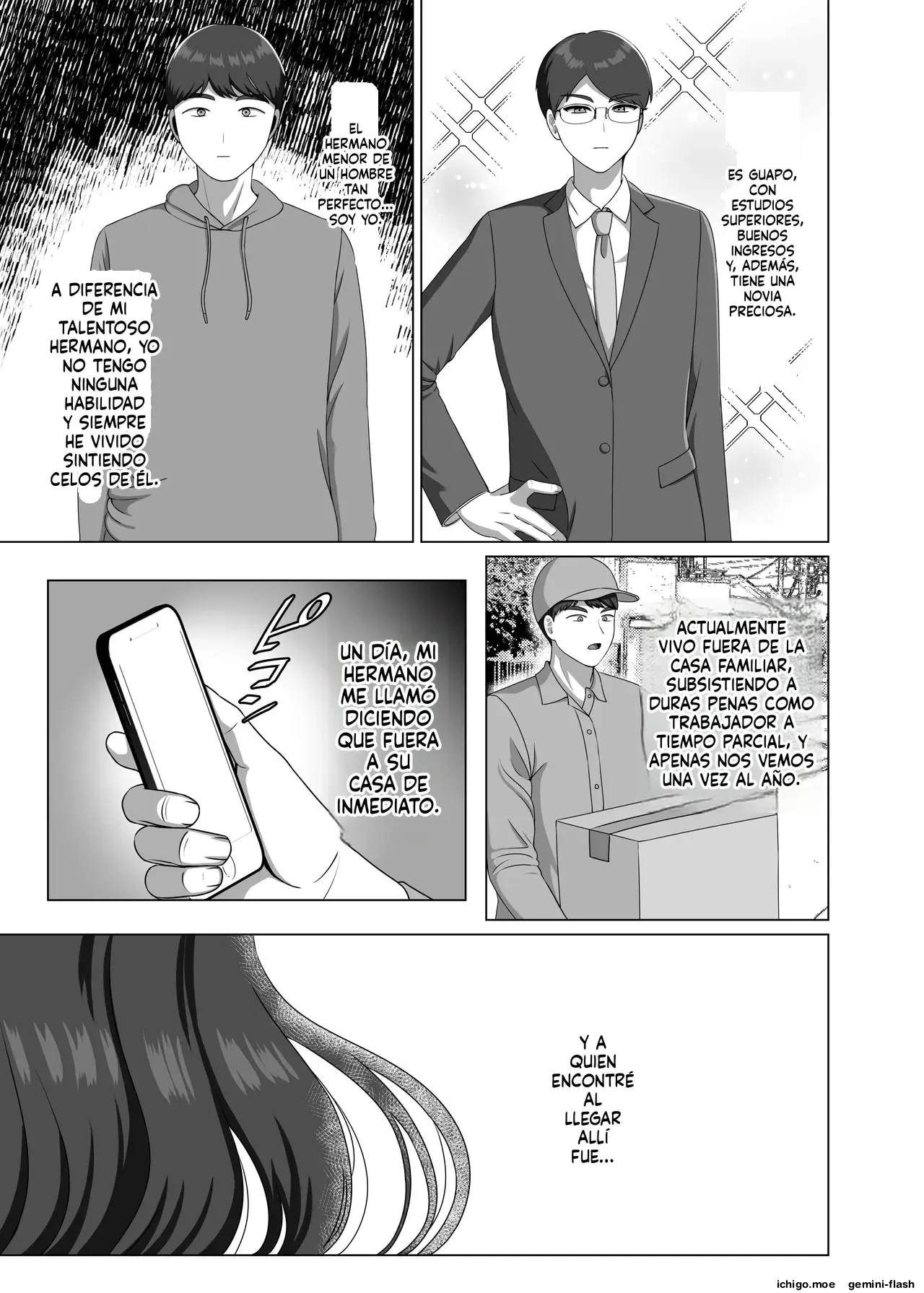 TS shita Ani ni Horete shimatta node Haramasete Kanzen ni Onna ni suru capítulo 1 página 3