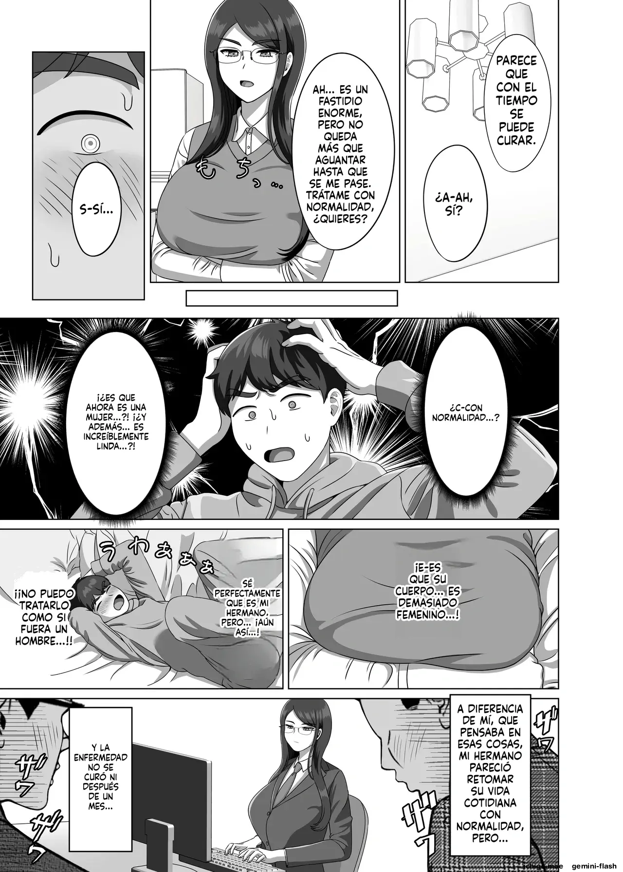TS shita Ani ni Horete shimatta node Haramasete Kanzen ni Onna ni suru capítulo 1 página 5