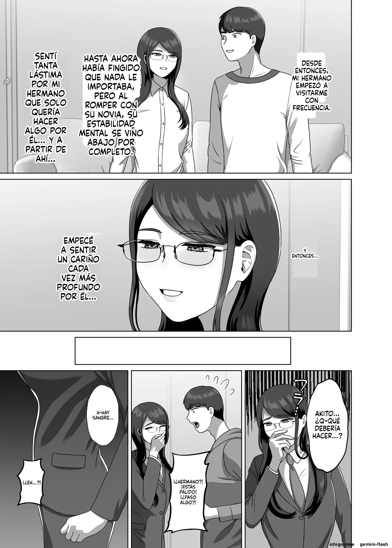TS shita Ani ni Horete shimatta node Haramasete Kanzen ni Onna ni suru capítulo 1 página 9