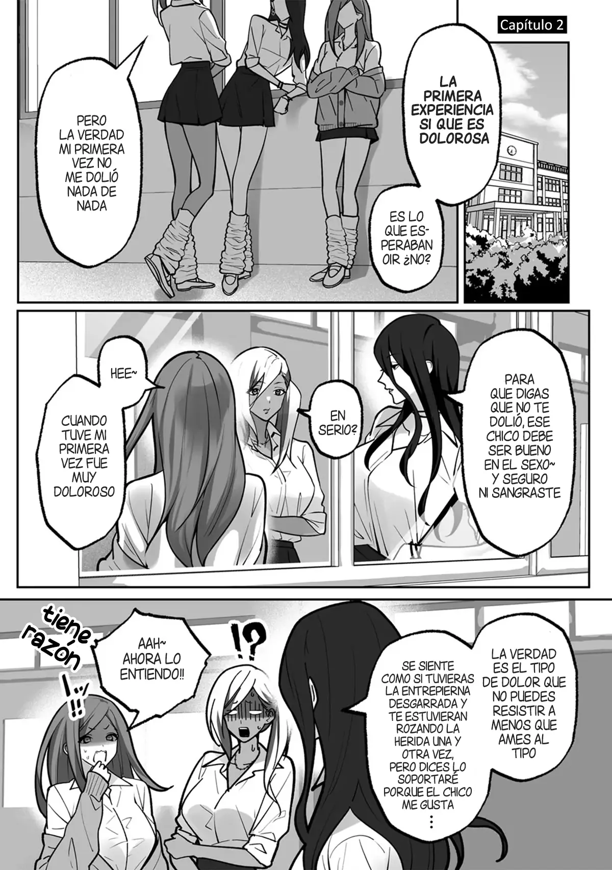Love Gal Trinity! ~Batsu Game kara Hajimaru Suki Suki Sex~ Chap.2 | Trio de Gals Enamoradas! ~Sexo amoroso que empezo como juego de castigo~ capítulo 1 página 2