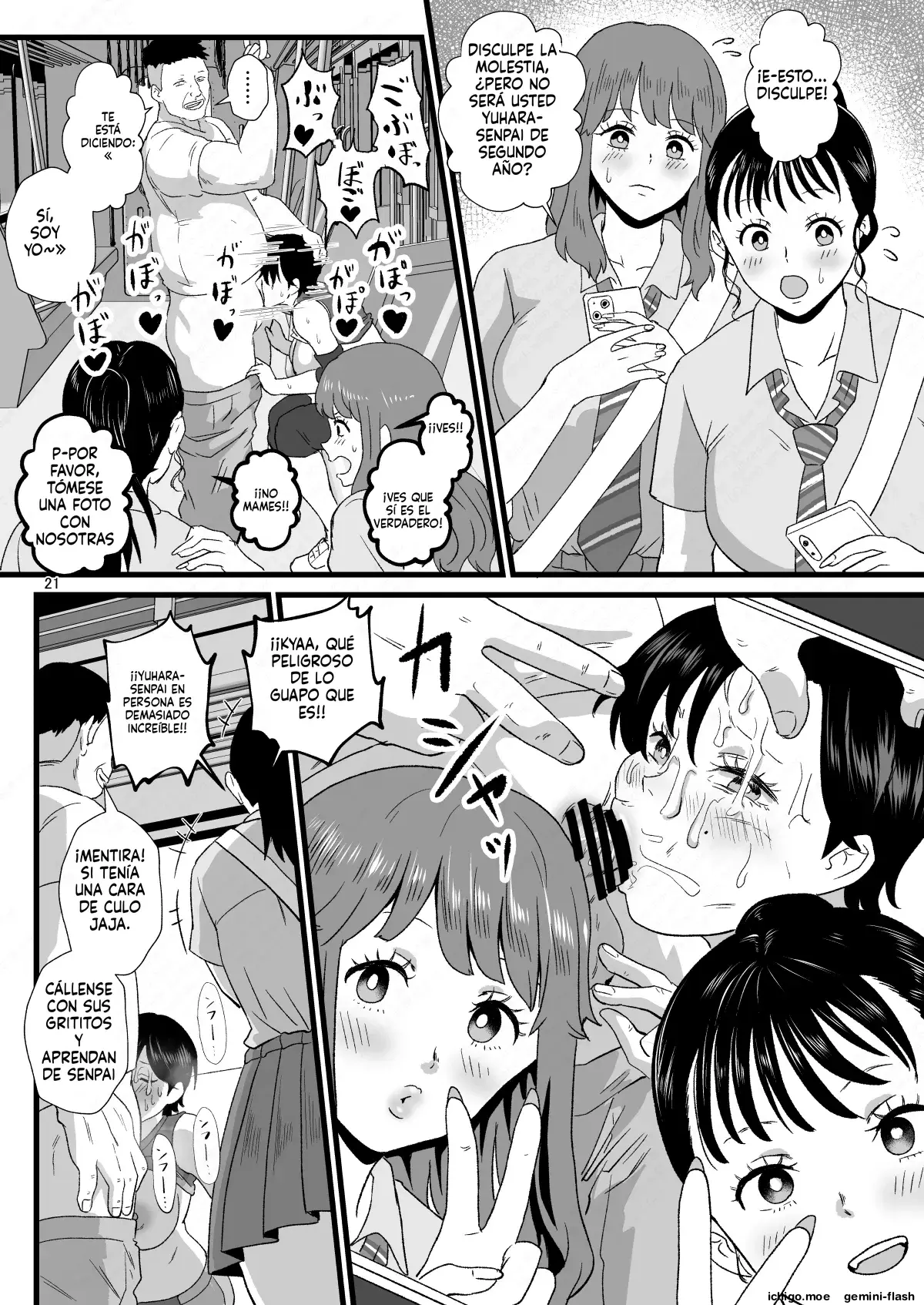 Tsuugaku Densha ni Arawareta Ninshiki Kaihen Oji-san 2 capítulo 1 página 21