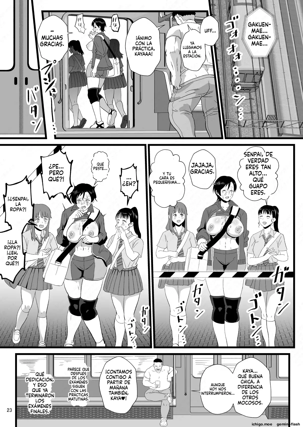 Tsuugaku Densha ni Arawareta Ninshiki Kaihen Oji-san 2 capítulo 1 página 23