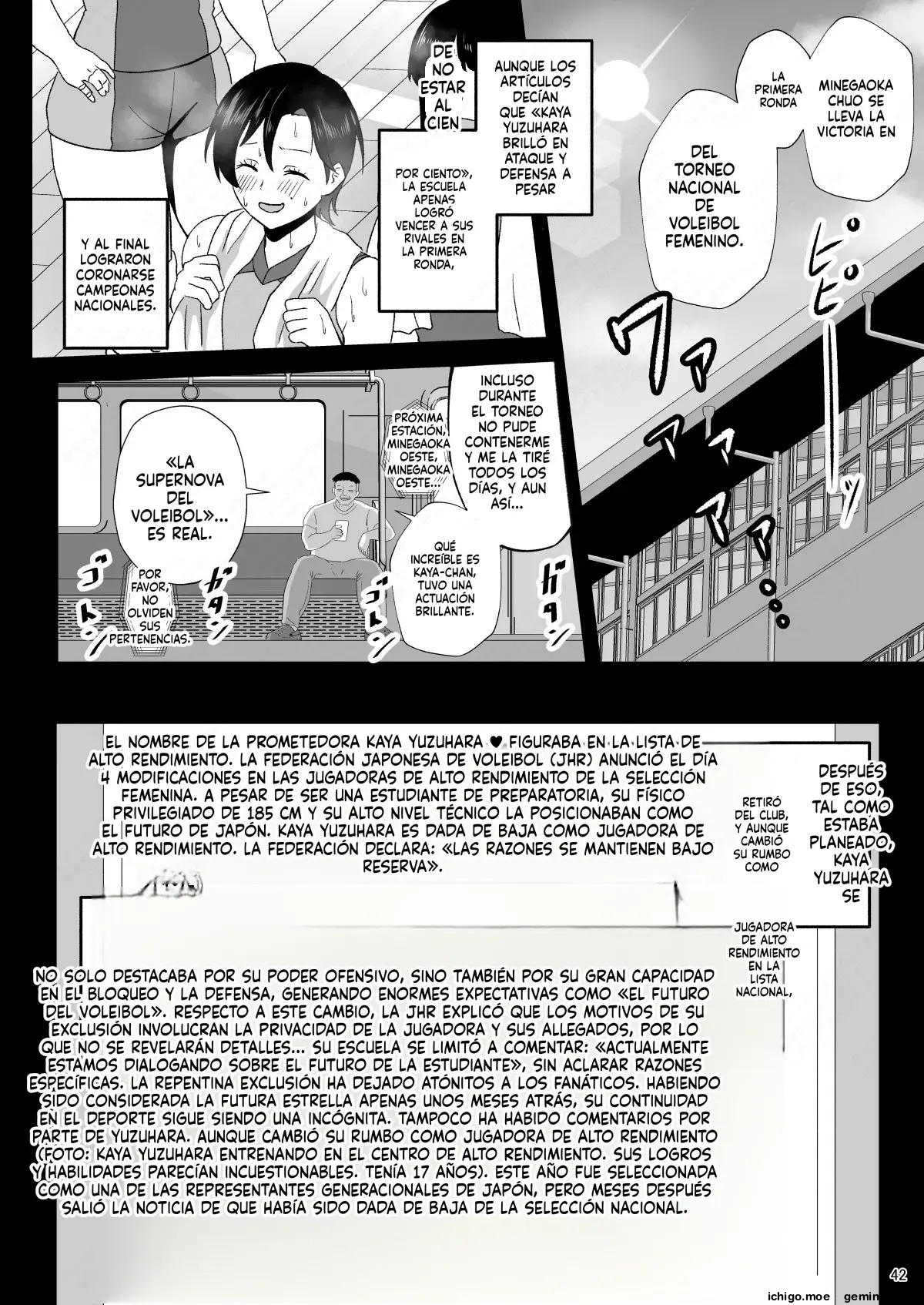 Tsuugaku Densha ni Arawareta Ninshiki Kaihen Oji-san 2 capítulo 1 página 42