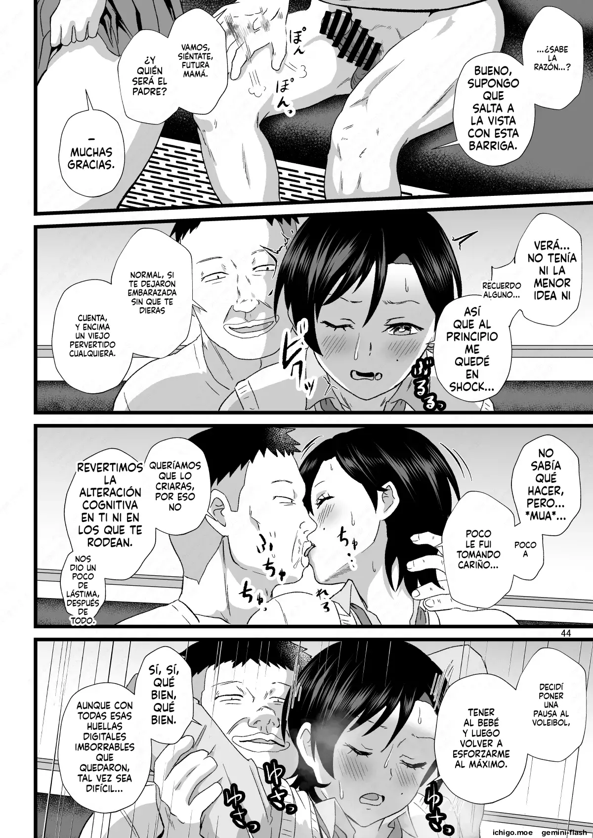Tsuugaku Densha ni Arawareta Ninshiki Kaihen Oji-san 2 capítulo 1 página 44