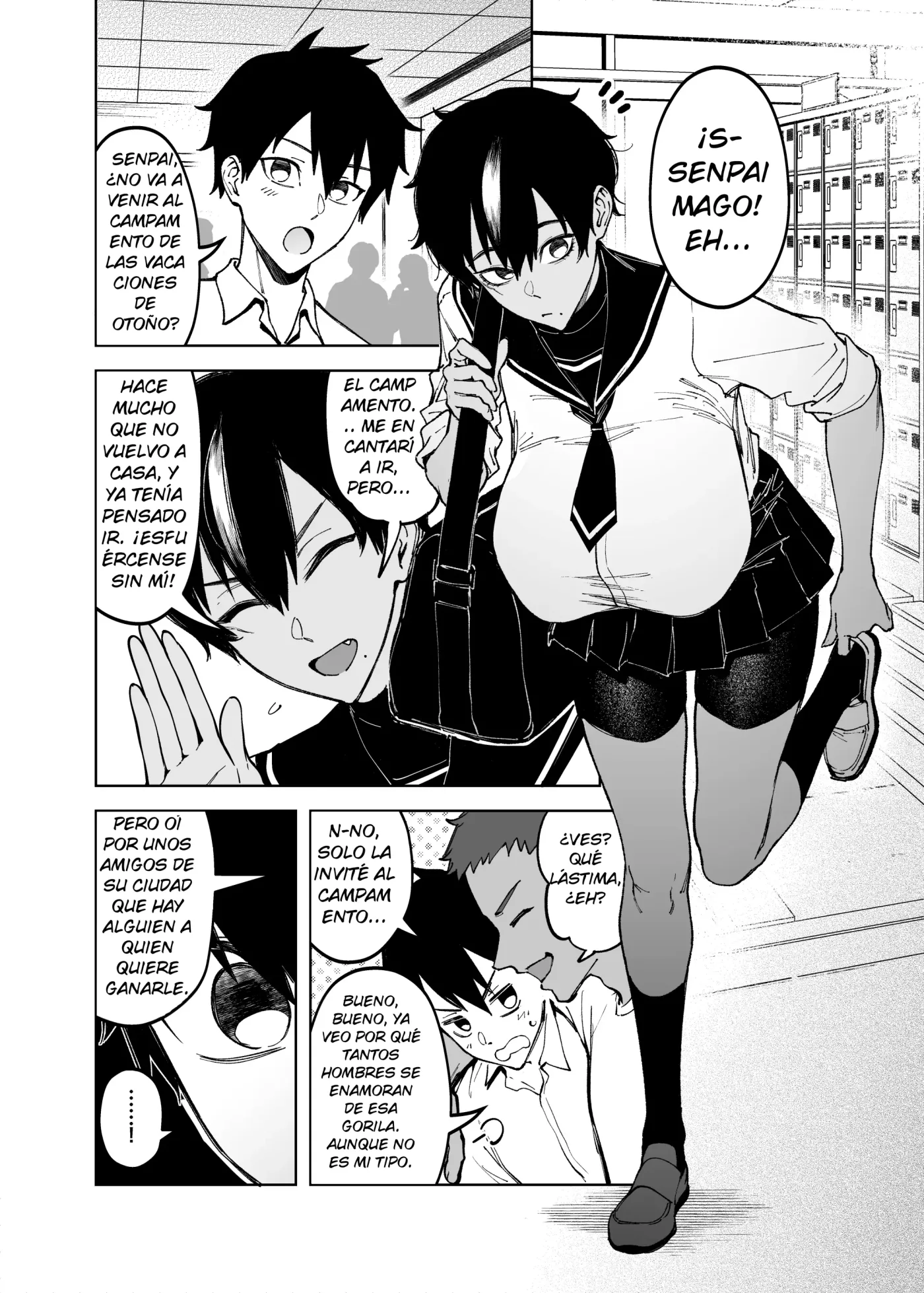 Mahiru-senpai no Hatsukoi capítulo 1 página 4