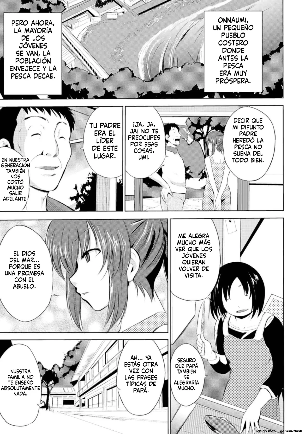 Wadatsumi-sama (Spanish) MTL capítulo 1 página 3