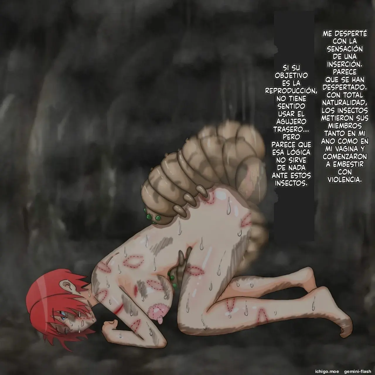 Watashi wa Mushi no mesu ni nari, Mushi no haha ni natta (Spanish) MTL capítulo 1 página 30