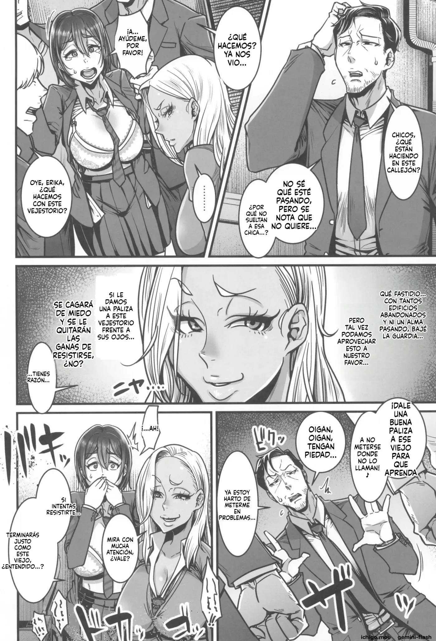 Yonaoshi ojisan VS autorou gurogyaru soushuuhen (Spanish) MTL capítulo 1 página 48