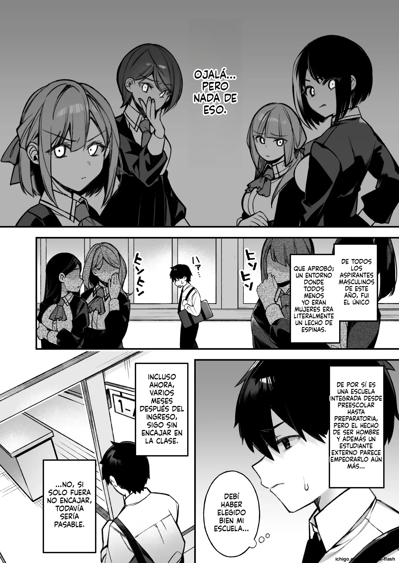 Okasare Saimin Danshi Hitori Shika Inai Gakuen de Seikaku Saiaku no Ijimekko ni Okasaremakuru Soushuuhen capítulo 1 página 3