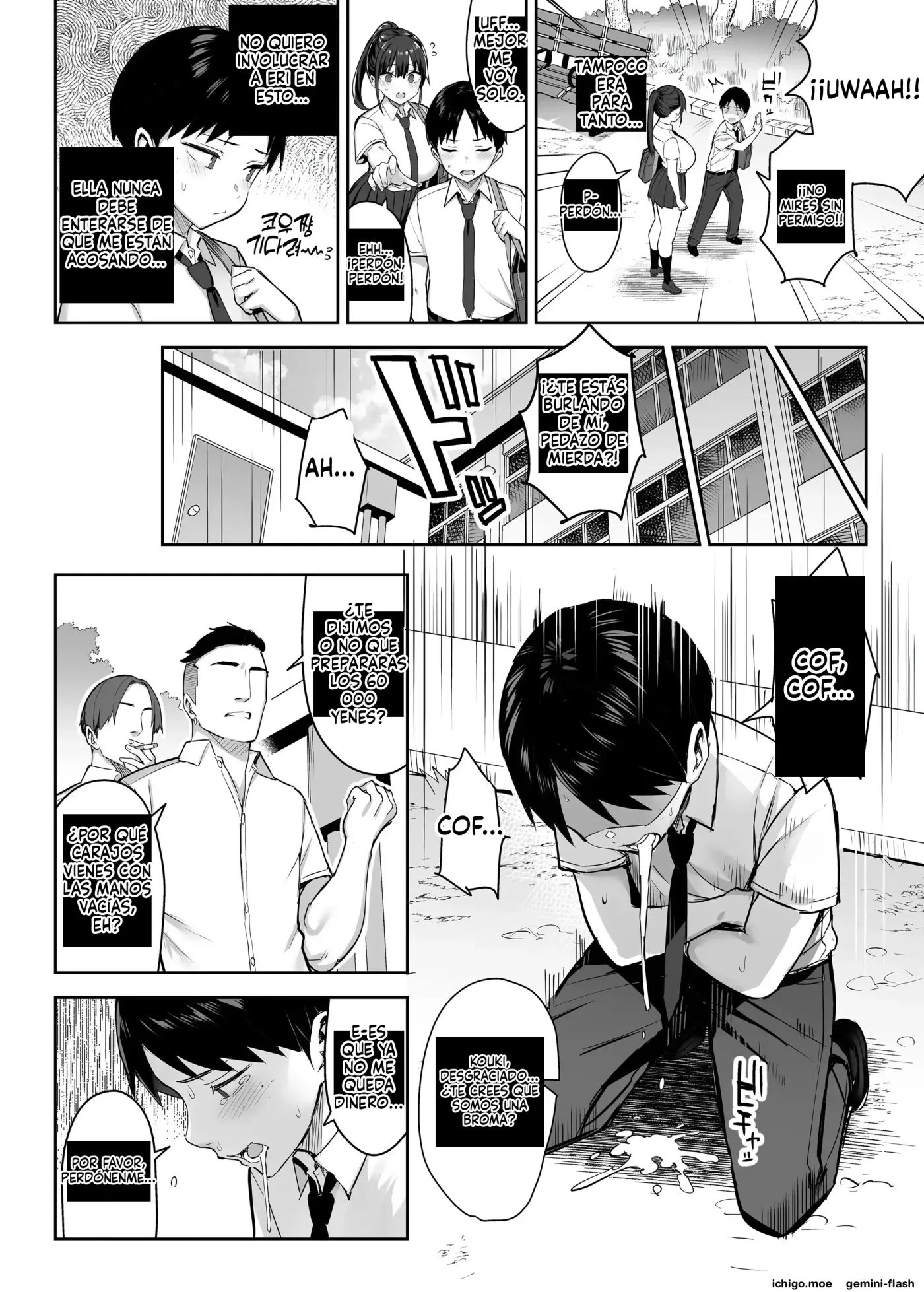 Zutto Suki datta Kyonyuu Osananajimi ga Furyou-tachi ni Moteasobareta Nanukakan Souchuuhen (Spanish) MTL capítulo 1 página 7