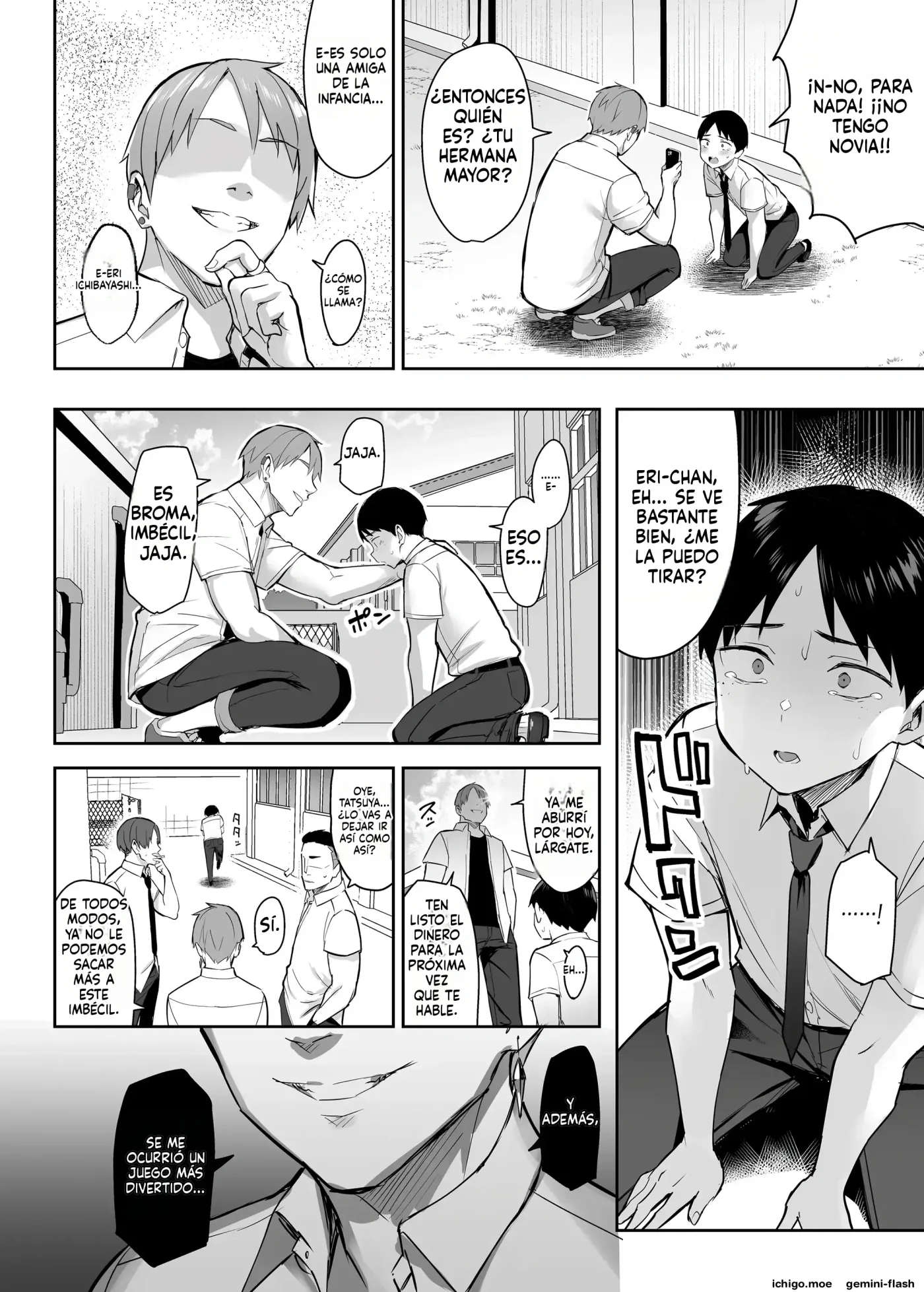 Zutto Suki datta Kyonyuu Osananajimi ga Furyou-tachi ni Moteasobareta Nanukakan Souchuuhen (Spanish) MTL capítulo 1 página 9