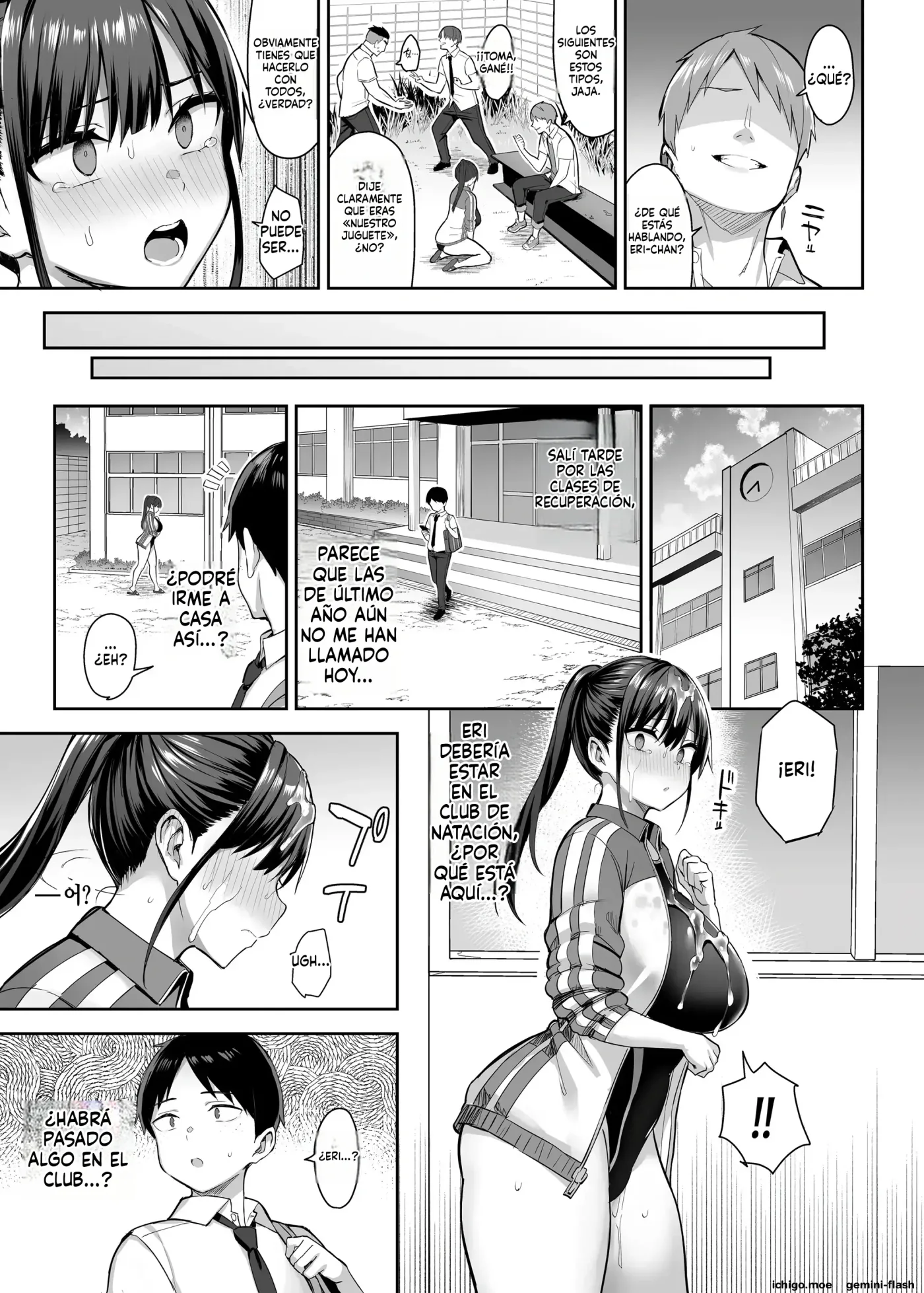 Zutto Suki datta Kyonyuu Osananajimi ga Furyou-tachi ni Moteasobareta Nanukakan Souchuuhen (Spanish) MTL capítulo 1 página 20