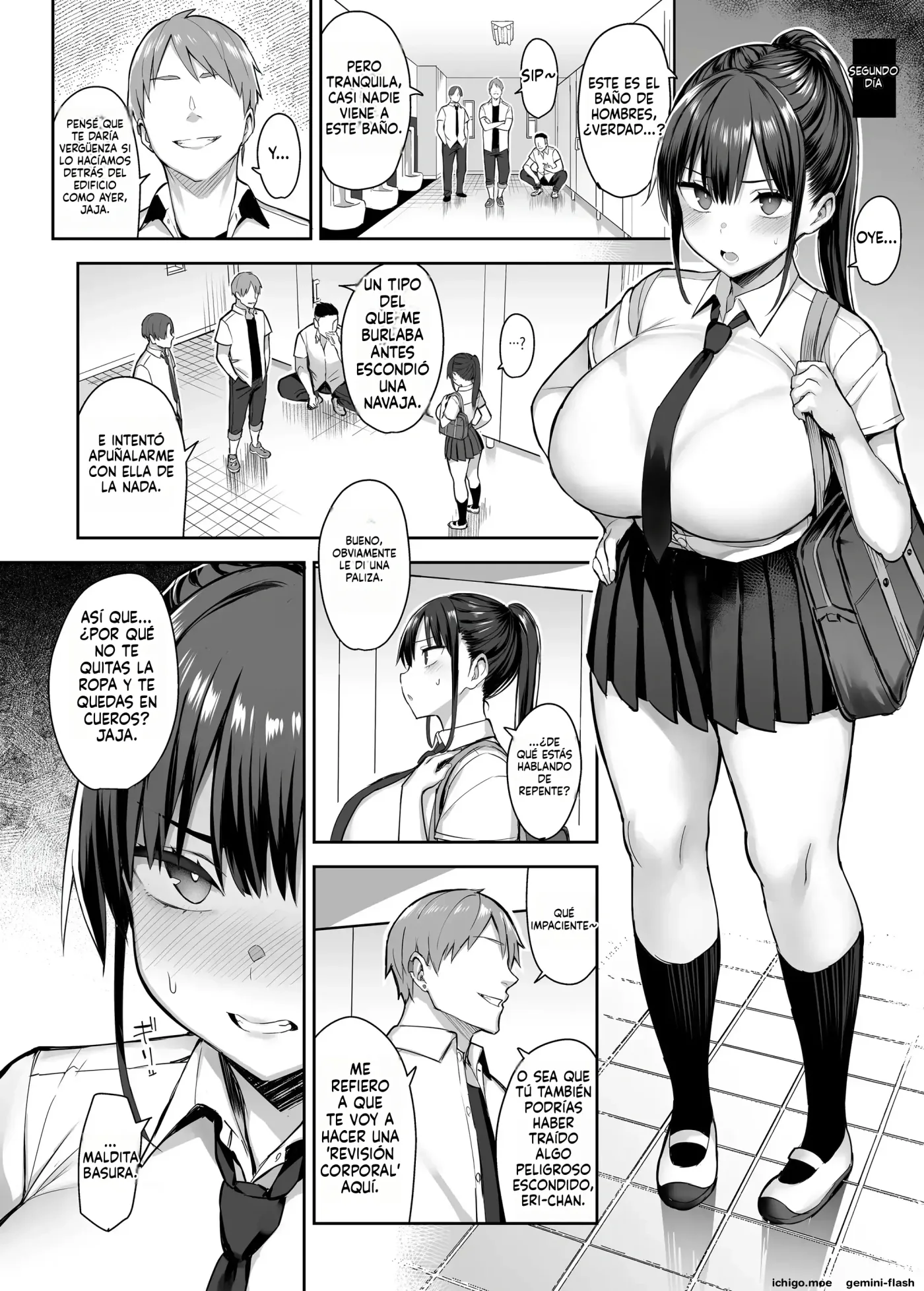Zutto Suki datta Kyonyuu Osananajimi ga Furyou-tachi ni Moteasobareta Nanukakan Souchuuhen (Spanish) MTL capítulo 1 página 21