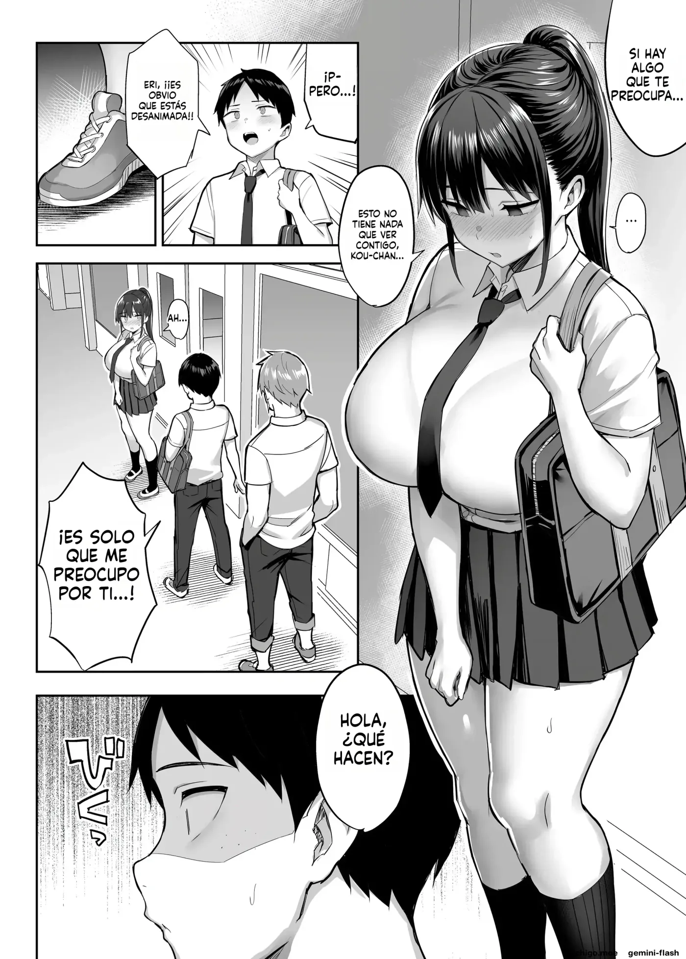 Zutto Suki datta Kyonyuu Osananajimi ga Furyou-tachi ni Moteasobareta Nanukakan Souchuuhen (Spanish) MTL capítulo 1 página 35