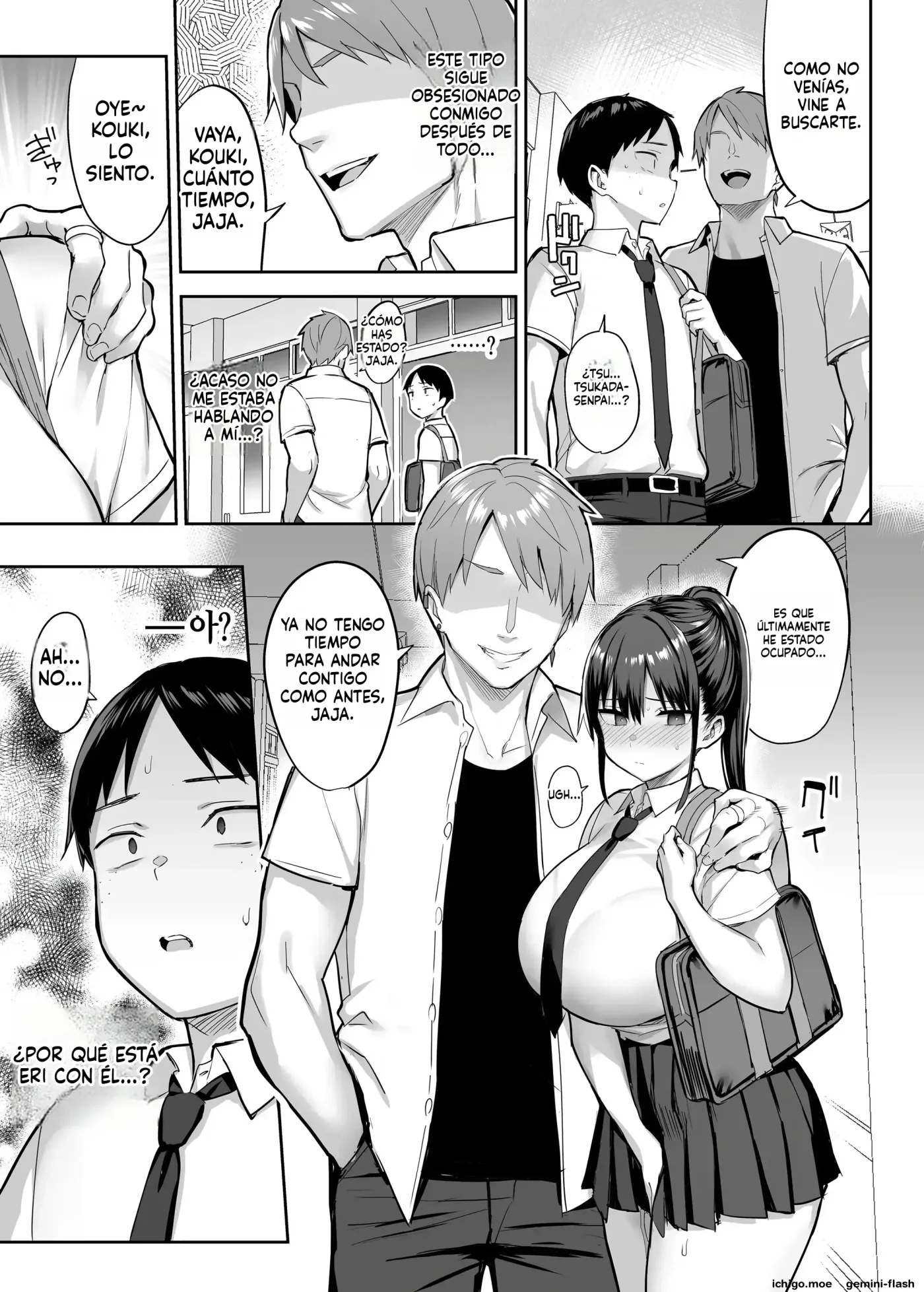 Zutto Suki datta Kyonyuu Osananajimi ga Furyou-tachi ni Moteasobareta Nanukakan Souchuuhen (Spanish) MTL capítulo 1 página 36