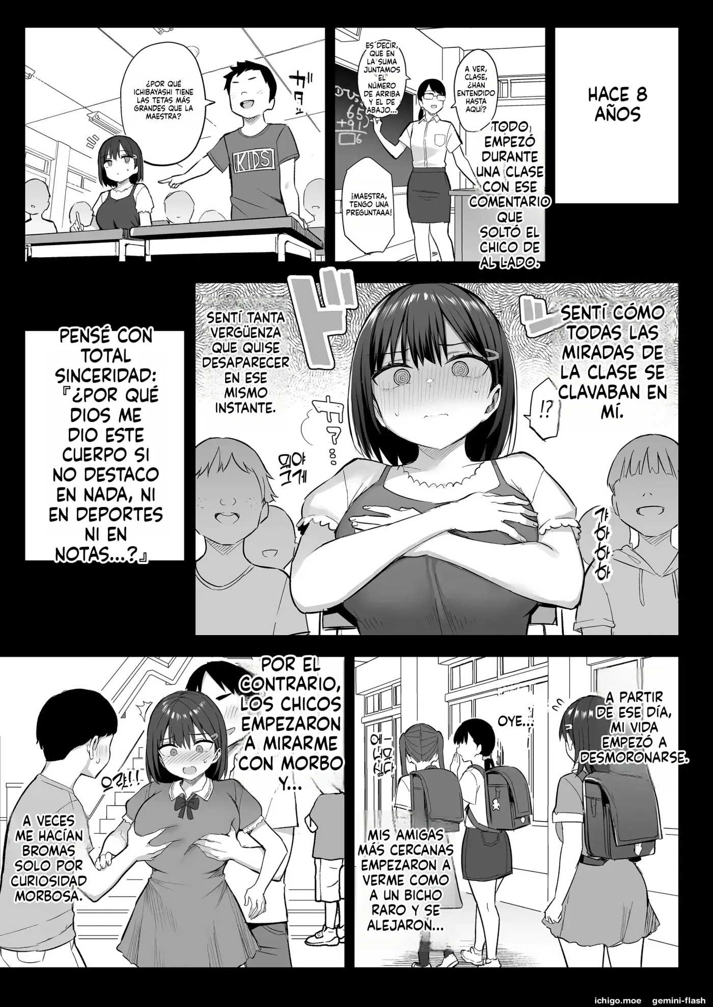 Zutto Suki datta Kyonyuu Osananajimi ga Furyou-tachi ni Moteasobareta Nanukakan Souchuuhen (Spanish) MTL capítulo 1 página 40