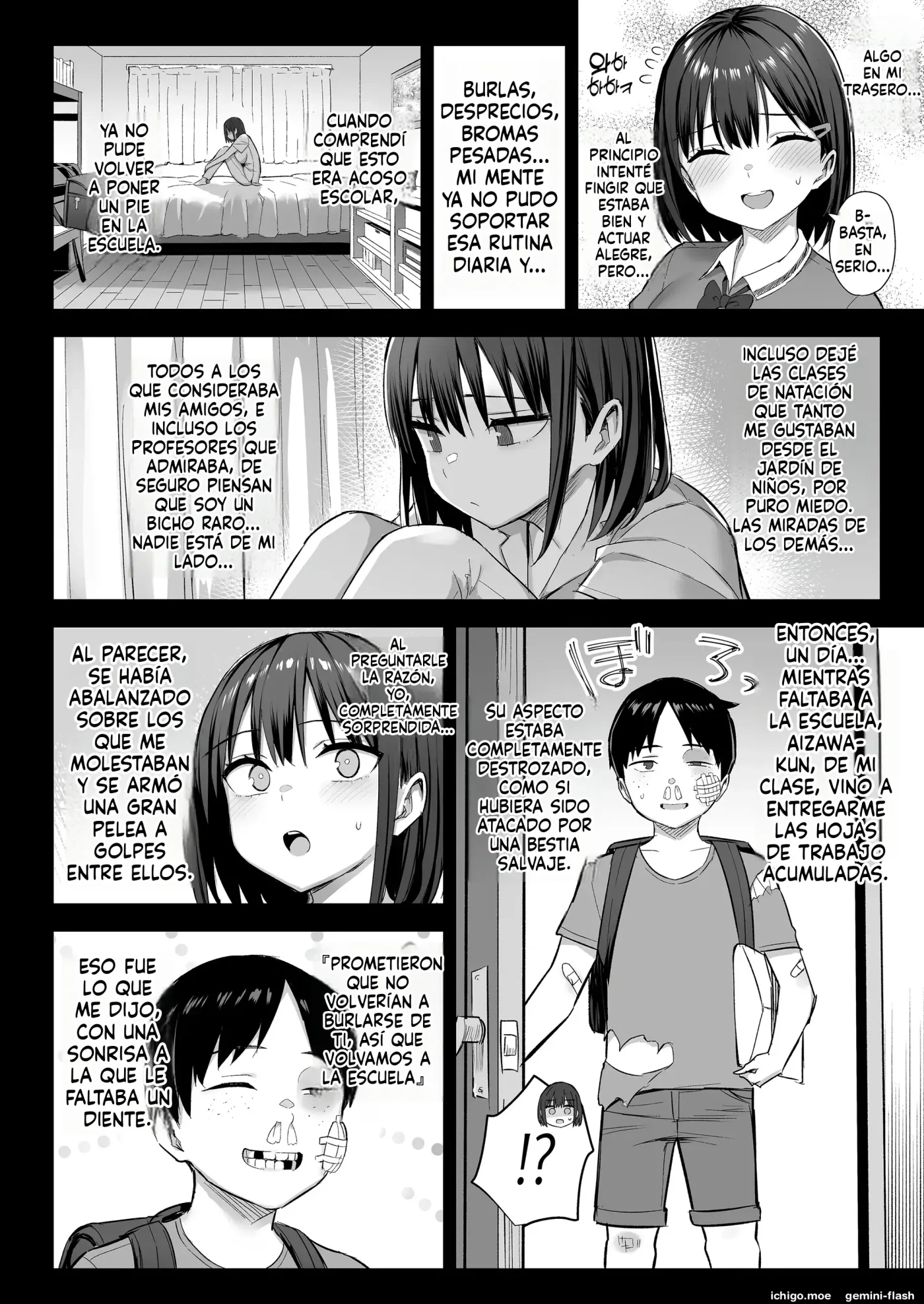 Zutto Suki datta Kyonyuu Osananajimi ga Furyou-tachi ni Moteasobareta Nanukakan Souchuuhen (Spanish) MTL capítulo 1 página 41