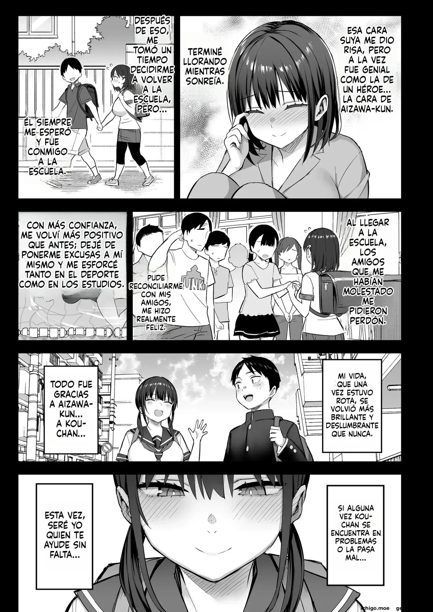 Zutto Suki datta Kyonyuu Osananajimi ga Furyou-tachi ni Moteasobareta Nanukakan Souchuuhen (Spanish) MTL capítulo 1 página 42