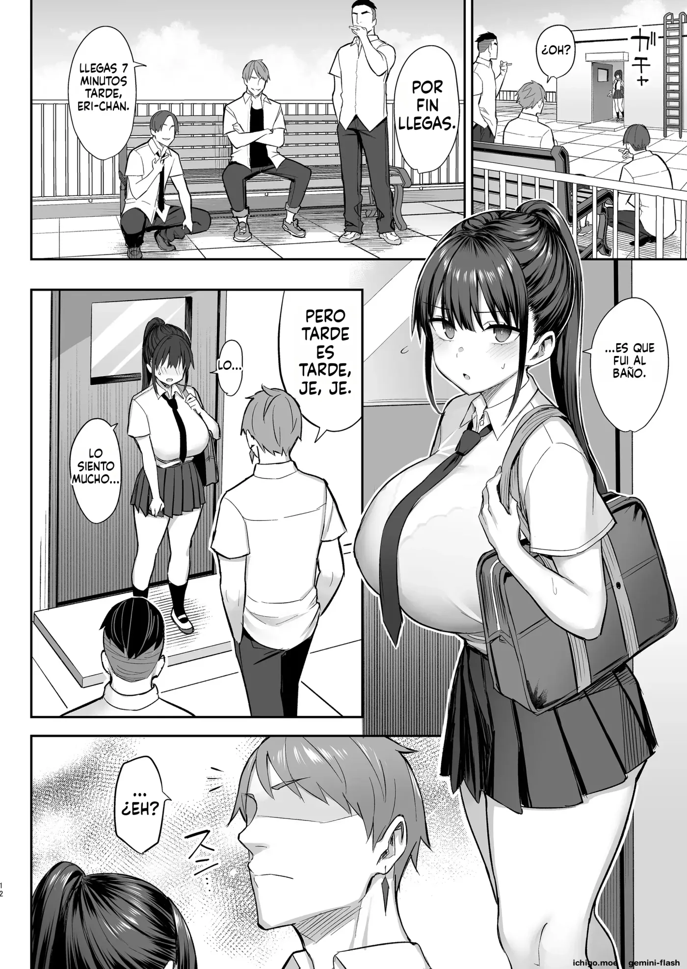 Zutto Suki datta Kyonyuu Osananajimi ga Furyou-tachi ni Moteasobareta Nanukakan Souchuuhen (Spanish) MTL capítulo 1 página 51