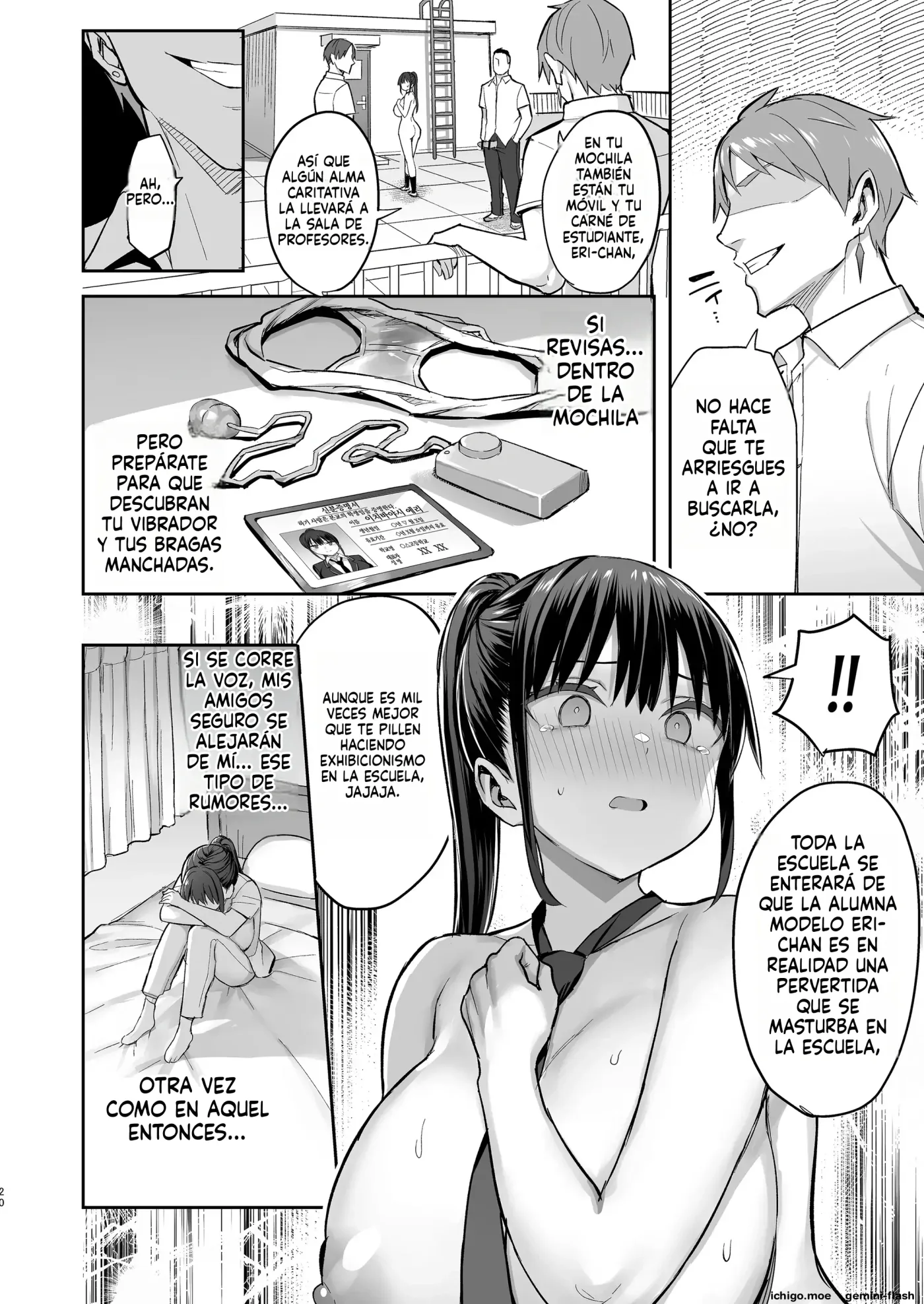 Zutto Suki datta Kyonyuu Osananajimi ga Furyou-tachi ni Moteasobareta Nanukakan Souchuuhen (Spanish) MTL capítulo 1 página 59