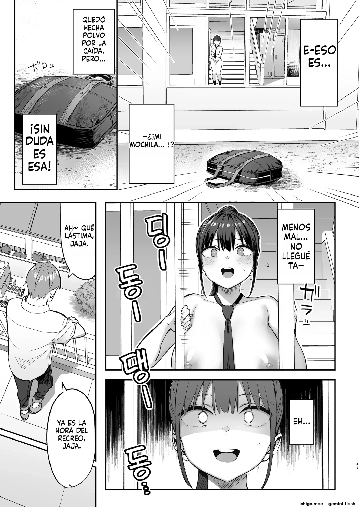 Zutto Suki datta Kyonyuu Osananajimi ga Furyou-tachi ni Moteasobareta Nanukakan Souchuuhen (Spanish) MTL capítulo 1 página 66