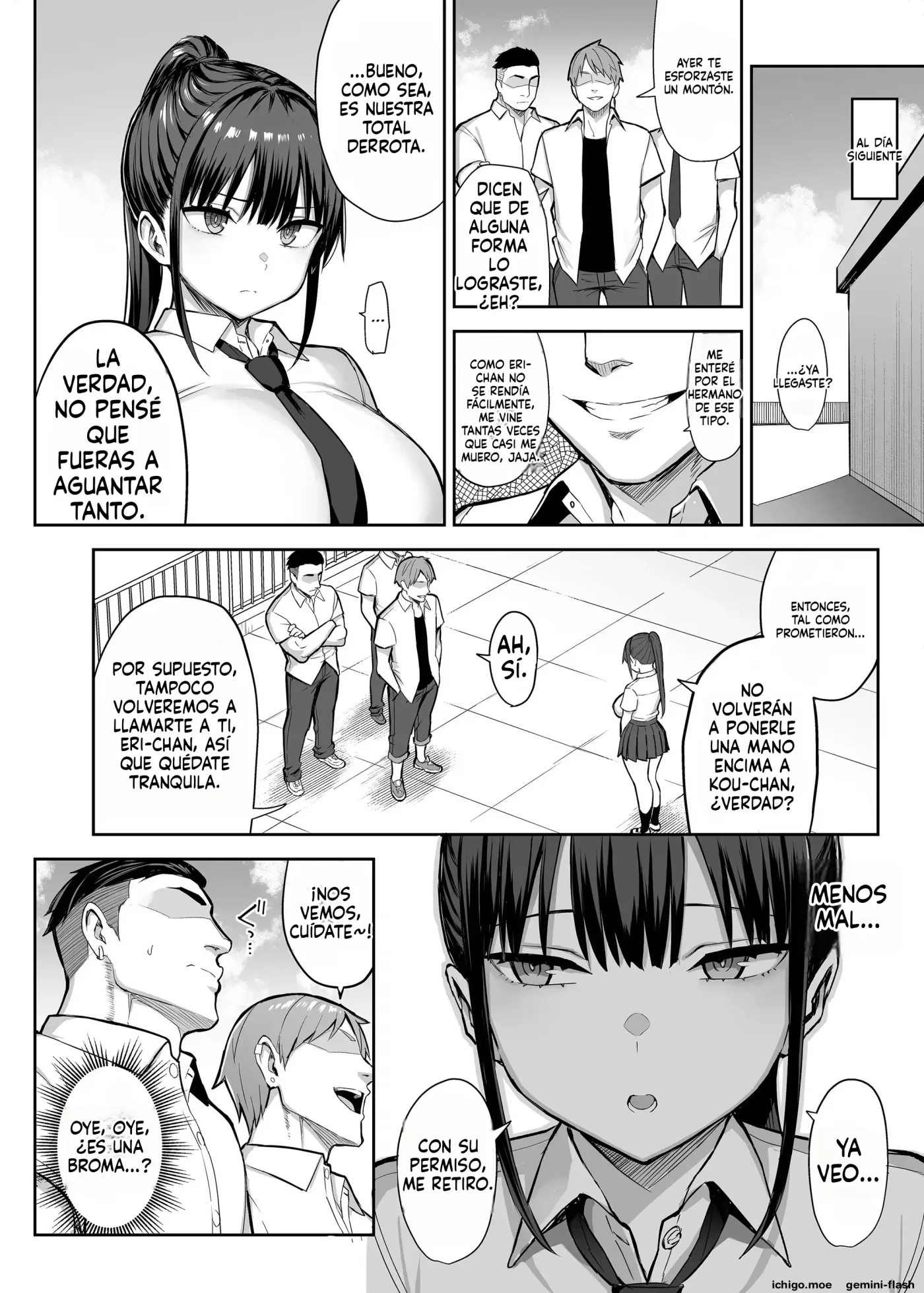 Zutto Suki datta Kyonyuu Osananajimi ga Furyou-tachi ni Moteasobareta Nanukakan Souchuuhen (Spanish) MTL capítulo 1 página 142