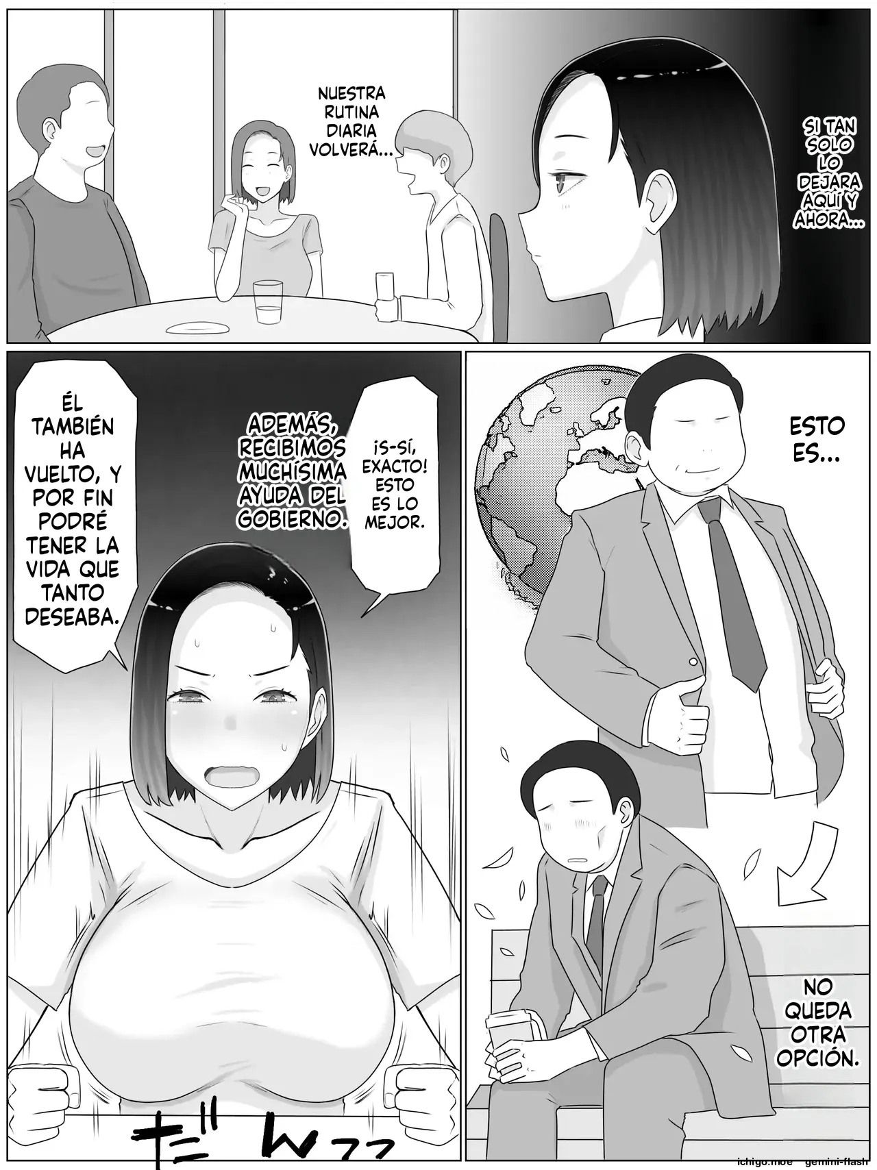 Hanshoku haha 5 dai ichi-bu kanketsu-hen musuko no Doukyuusei to mata ko tsukuri shite imasu (Spanish) MTL capítulo 1 página 31