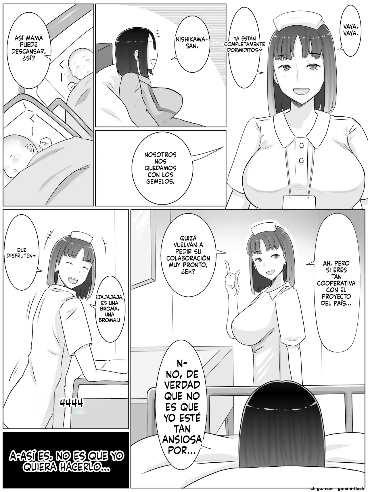 Hanshoku haha 5 dai ichi-bu kanketsu-hen musuko no Doukyuusei to mata ko tsukuri shite imasu (Spanish) MTL capítulo 1 página 64