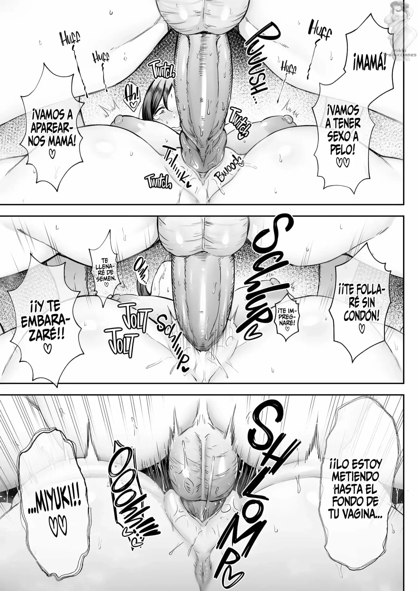 Ichiban Michika de Eroi Mesu Miyuki ~Haha dakedo, Shikosaru Musuko ni Komattemasu...~ 1-2 capítulo 1 página 38