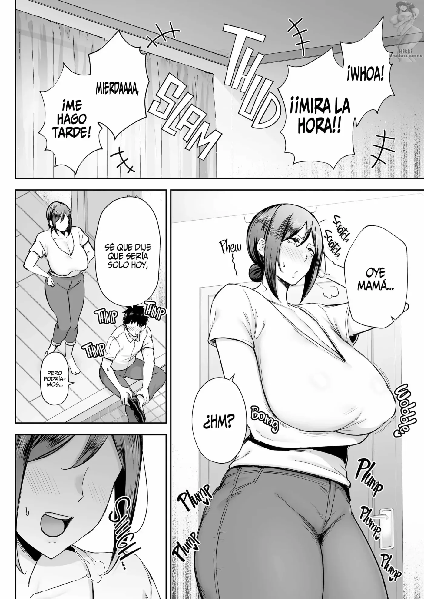 Ichiban Michika de Eroi Mesu Miyuki ~Haha dakedo, Shikosaru Musuko ni Komattemasu...~ 1-2 capítulo 1 página 45