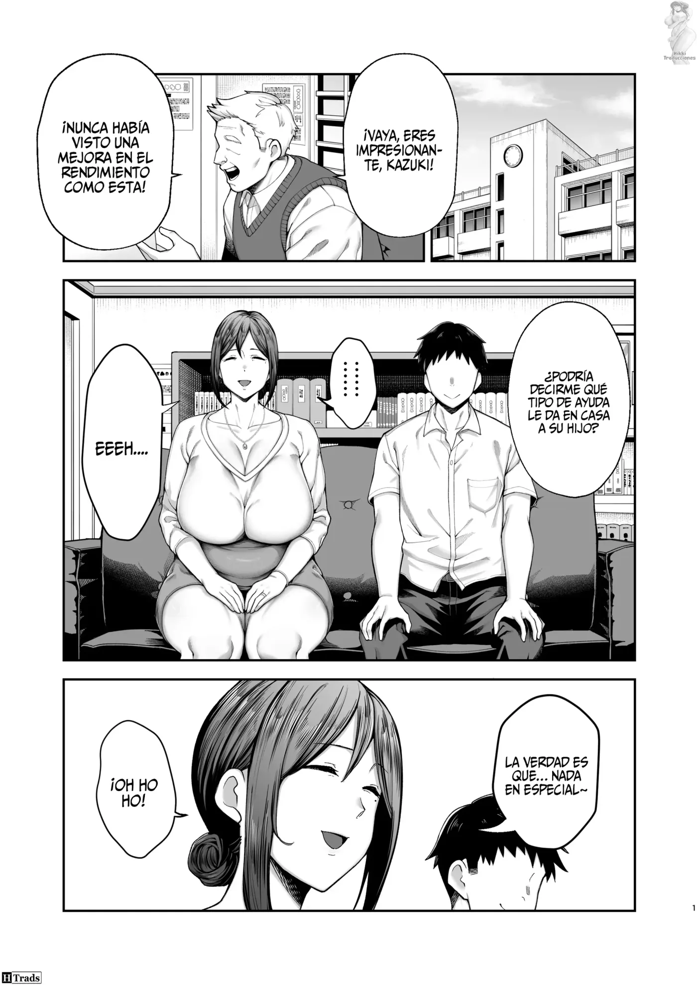 Ichiban Michika de Eroi Mesu Miyuki ~Haha dakedo, Shikosaru Musuko ni Komattemasu...~ 1-2 capítulo 1 página 48