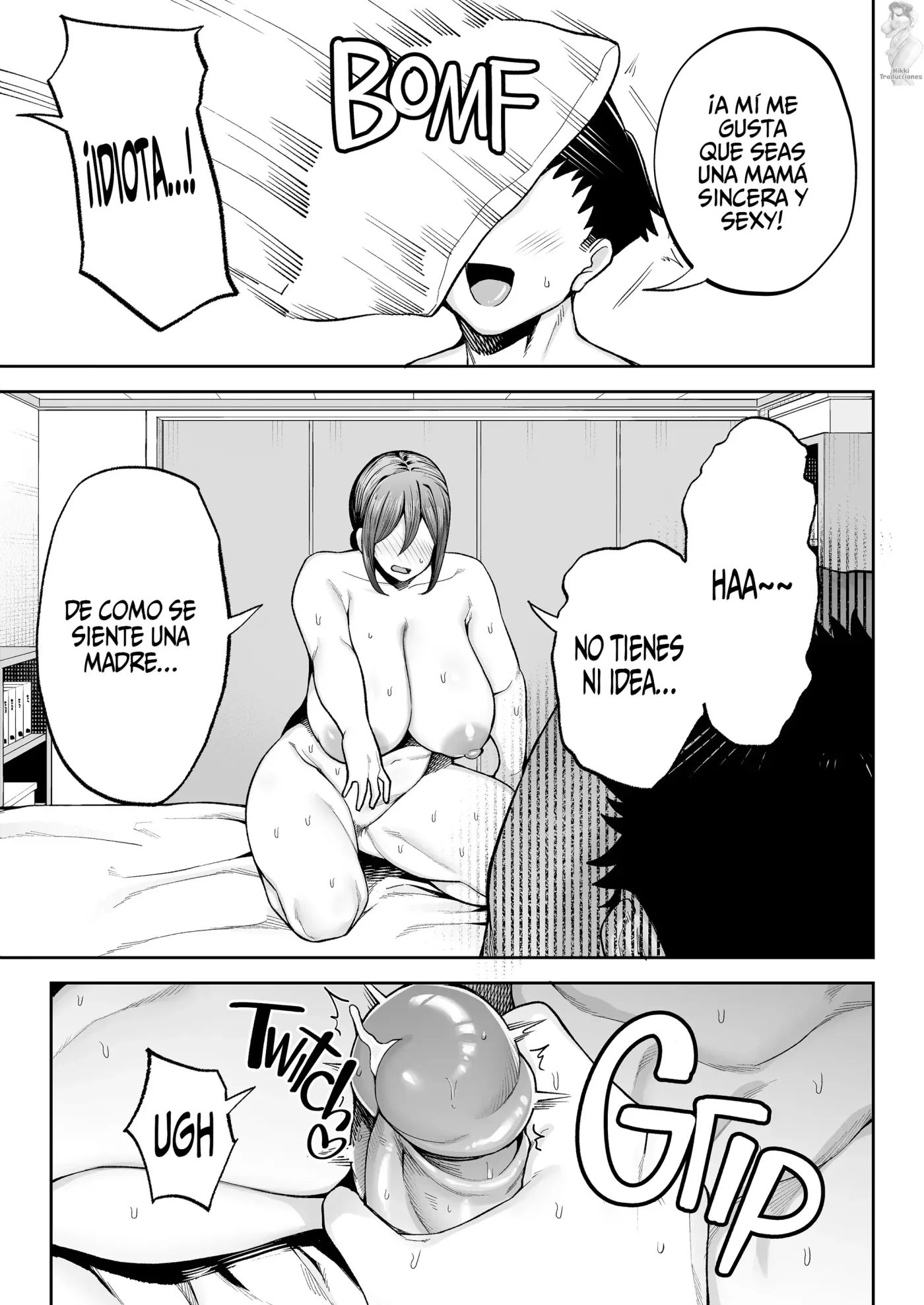 Ichiban Michika de Eroi Mesu Miyuki ~Haha dakedo, Shikosaru Musuko ni Komattemasu...~ 1-2 capítulo 1 página 122