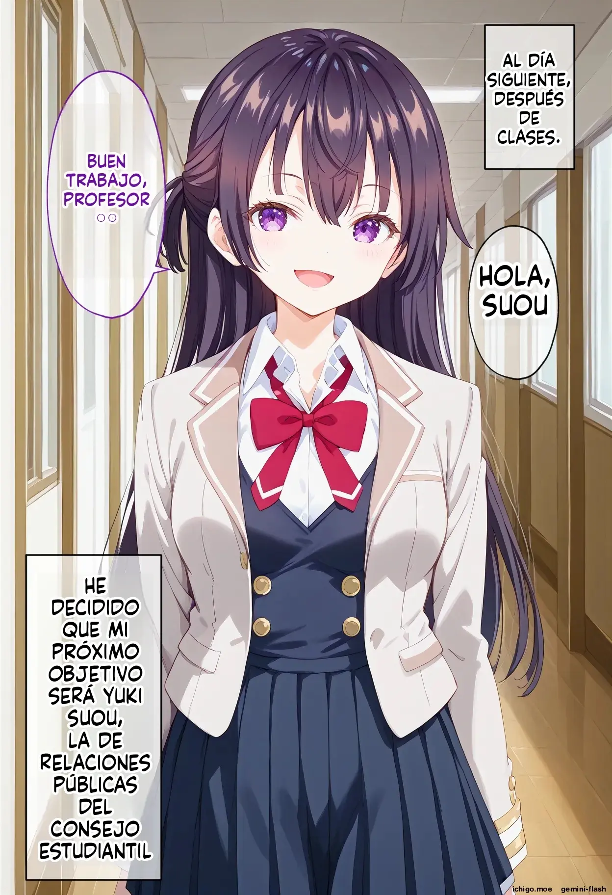 Cuii Choukyou Sareta Seito Kai Zenin Netorare Haramase (Spanish) MTL capítulo 1 página 28