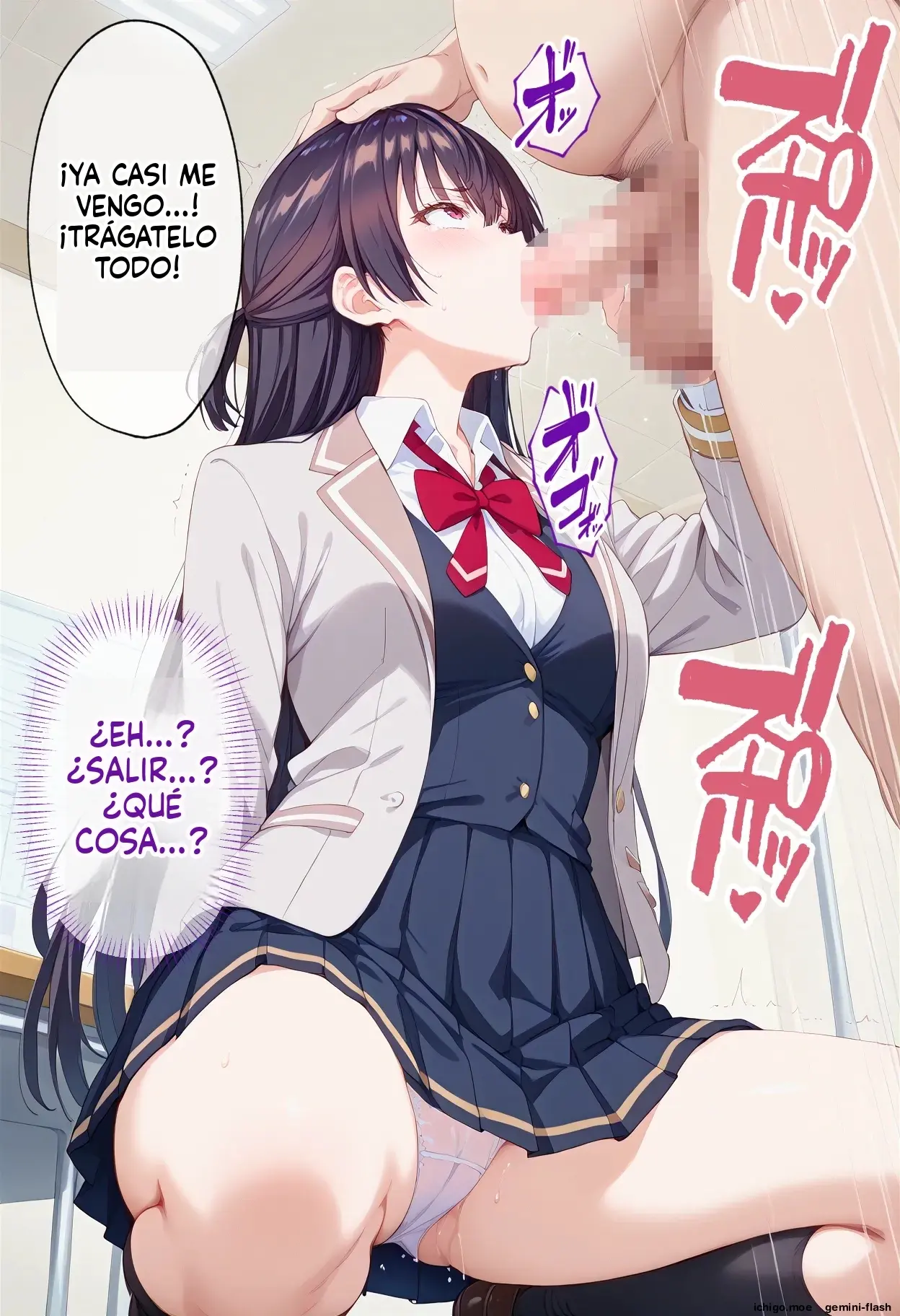 Cuii Choukyou Sareta Seito Kai Zenin Netorare Haramase (Spanish) MTL capítulo 1 página 38